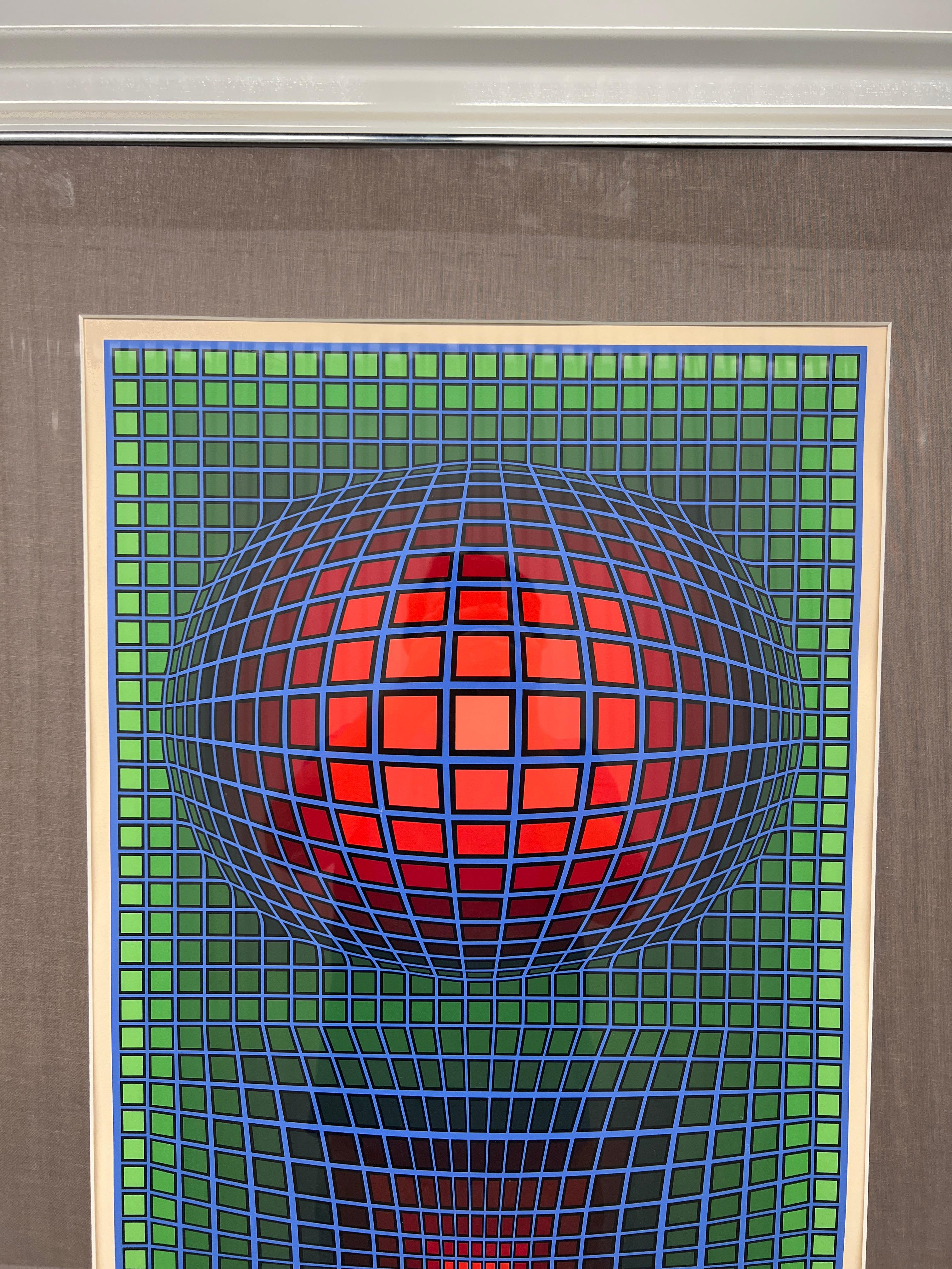 Mid-Century Modern Victor Vasarely 