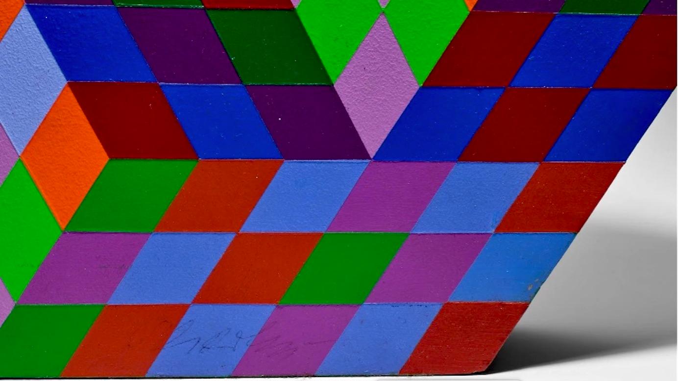French Victor Vasarely Gestalt MC For Sale