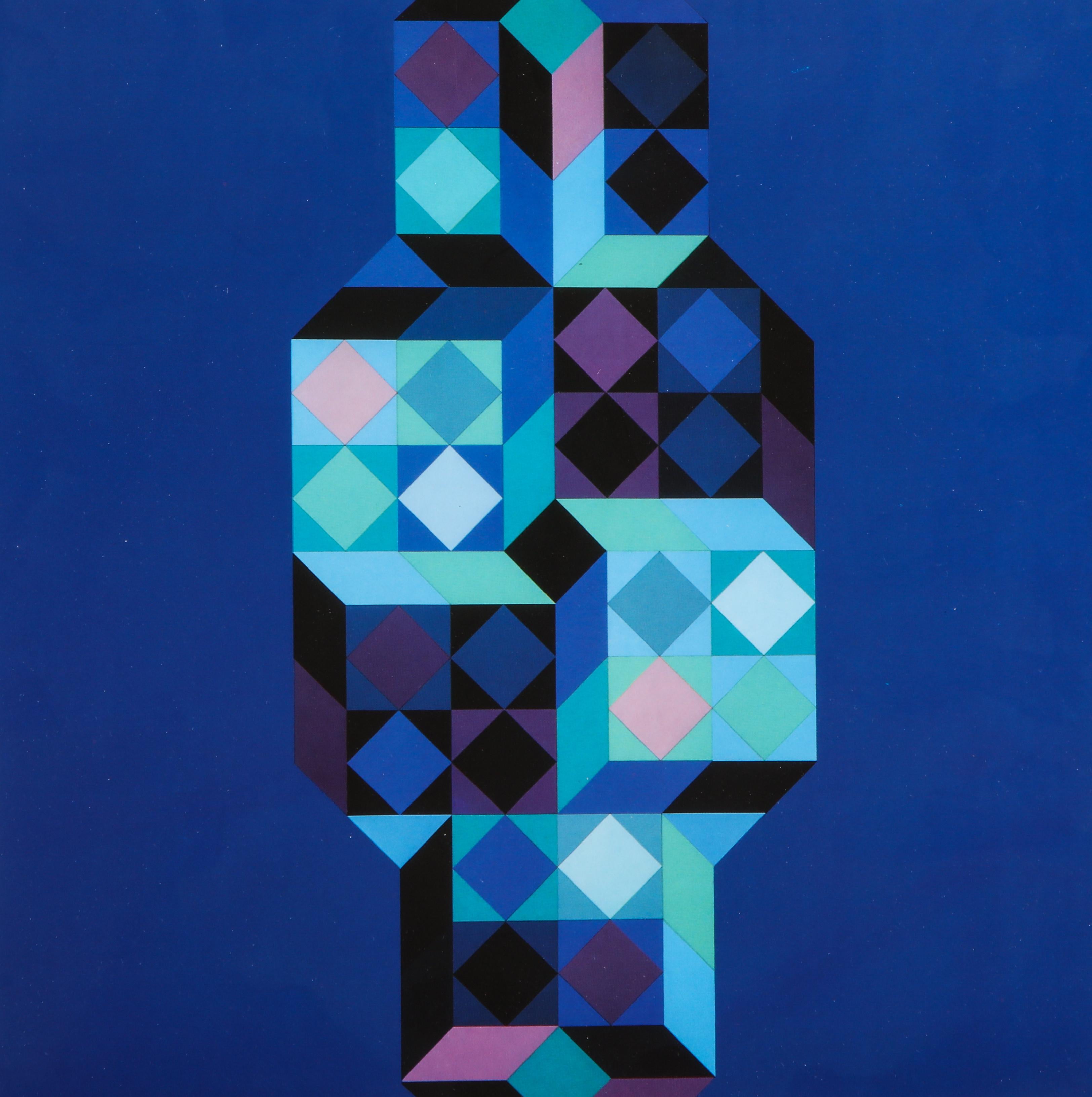 Série d'impressions de Victor Vasarely Gestalt par les Éditions du Griffon, Suisse, 1971 Excellent état à New York, NY