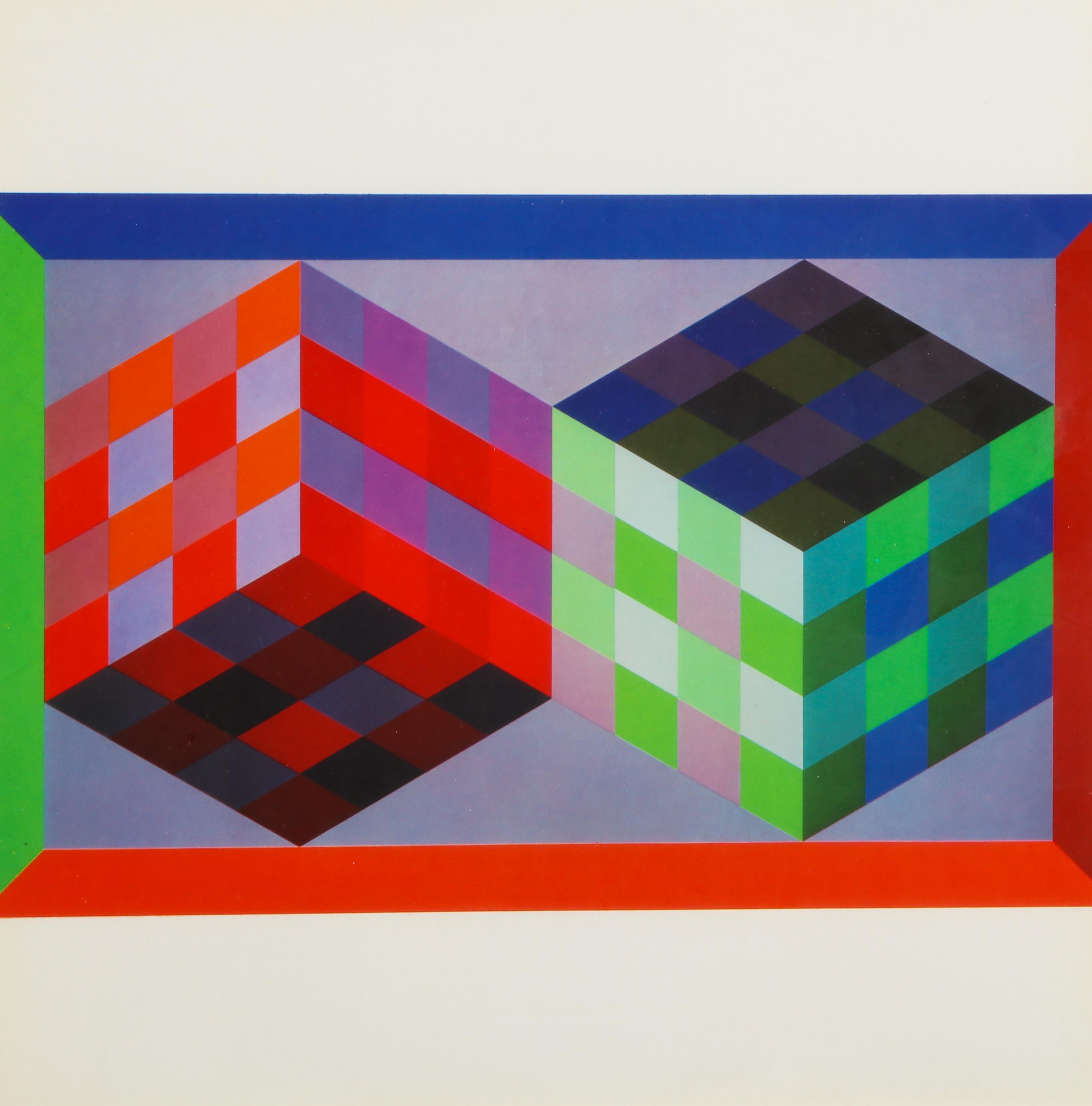 Série d'impressions de Victor Vasarely Gestalt par les Éditions du Griffon, Suisse, 1971 2