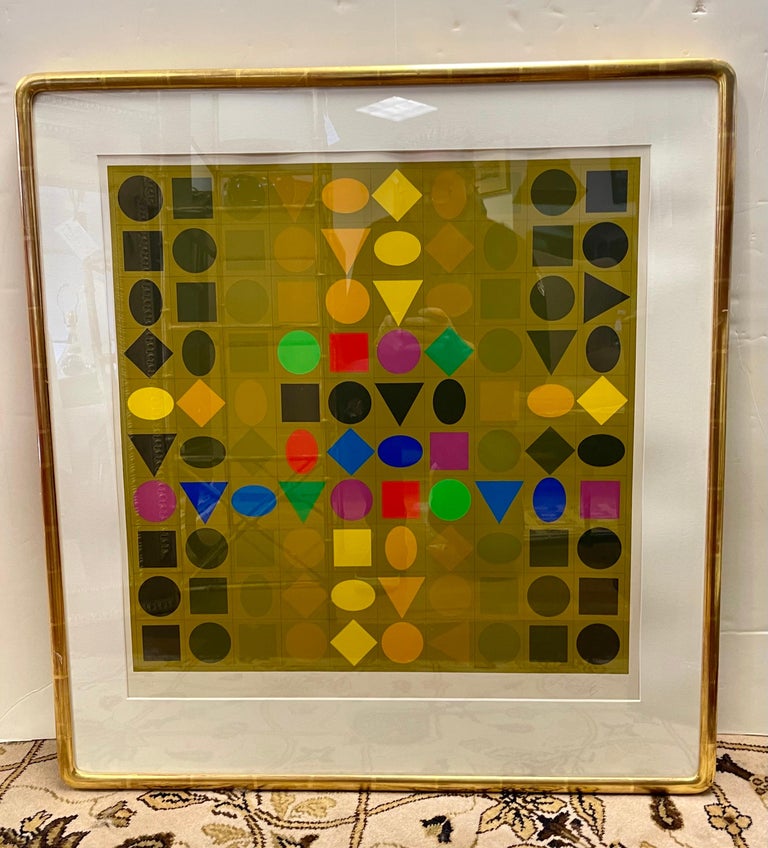 Victor Vasarely Limited Edition Signed Serigraph In Good Condition For Sale In West Hartford, CT