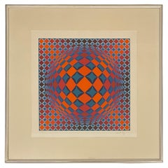Victor Vasarely Lithograph Limited Edition 9/25