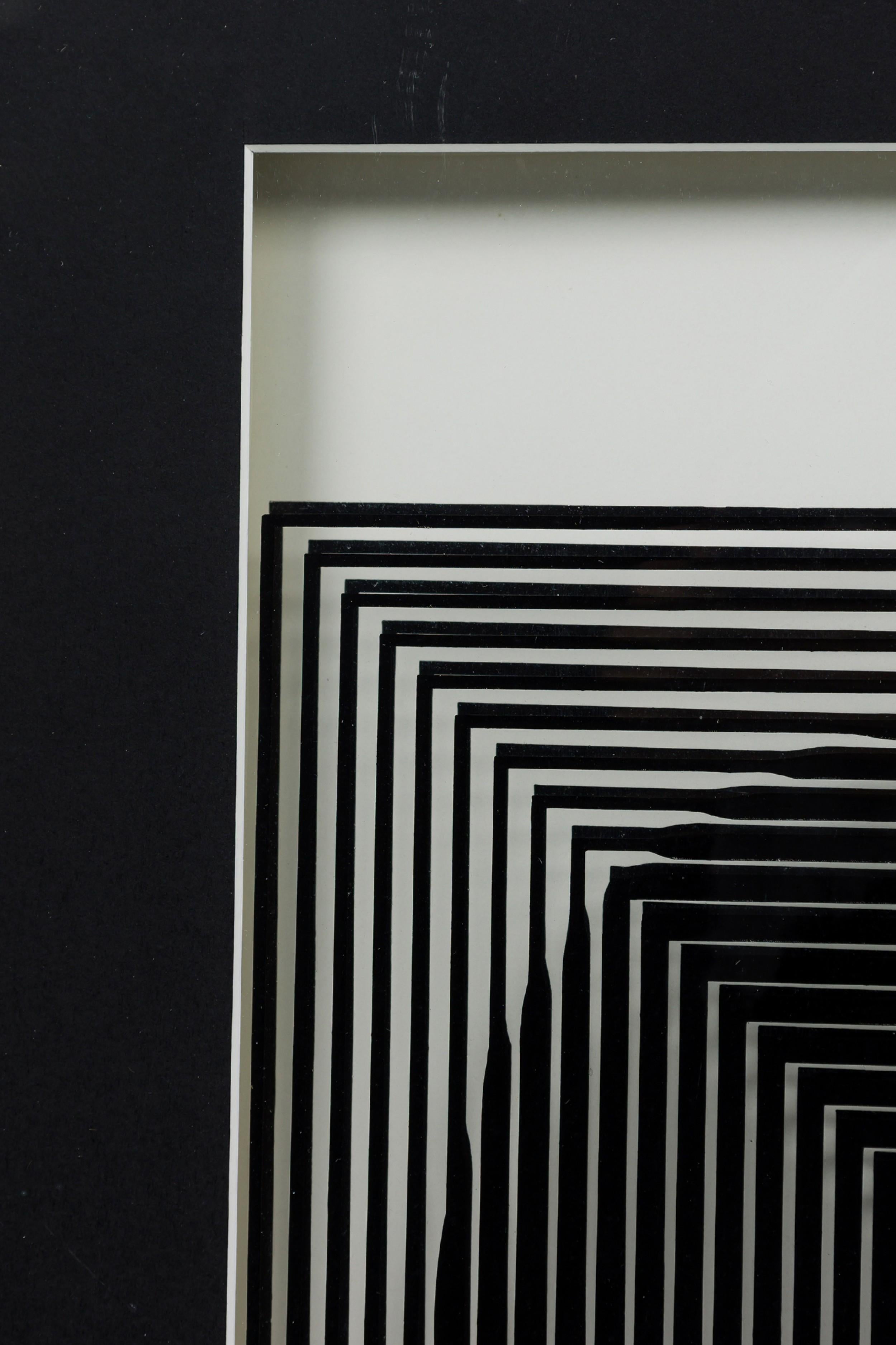 Victor Vasarely Ungarisch-französische OP-Kunst der Jahrhundertmitte, Lentikular-Serigrafie (Französisch) im Angebot