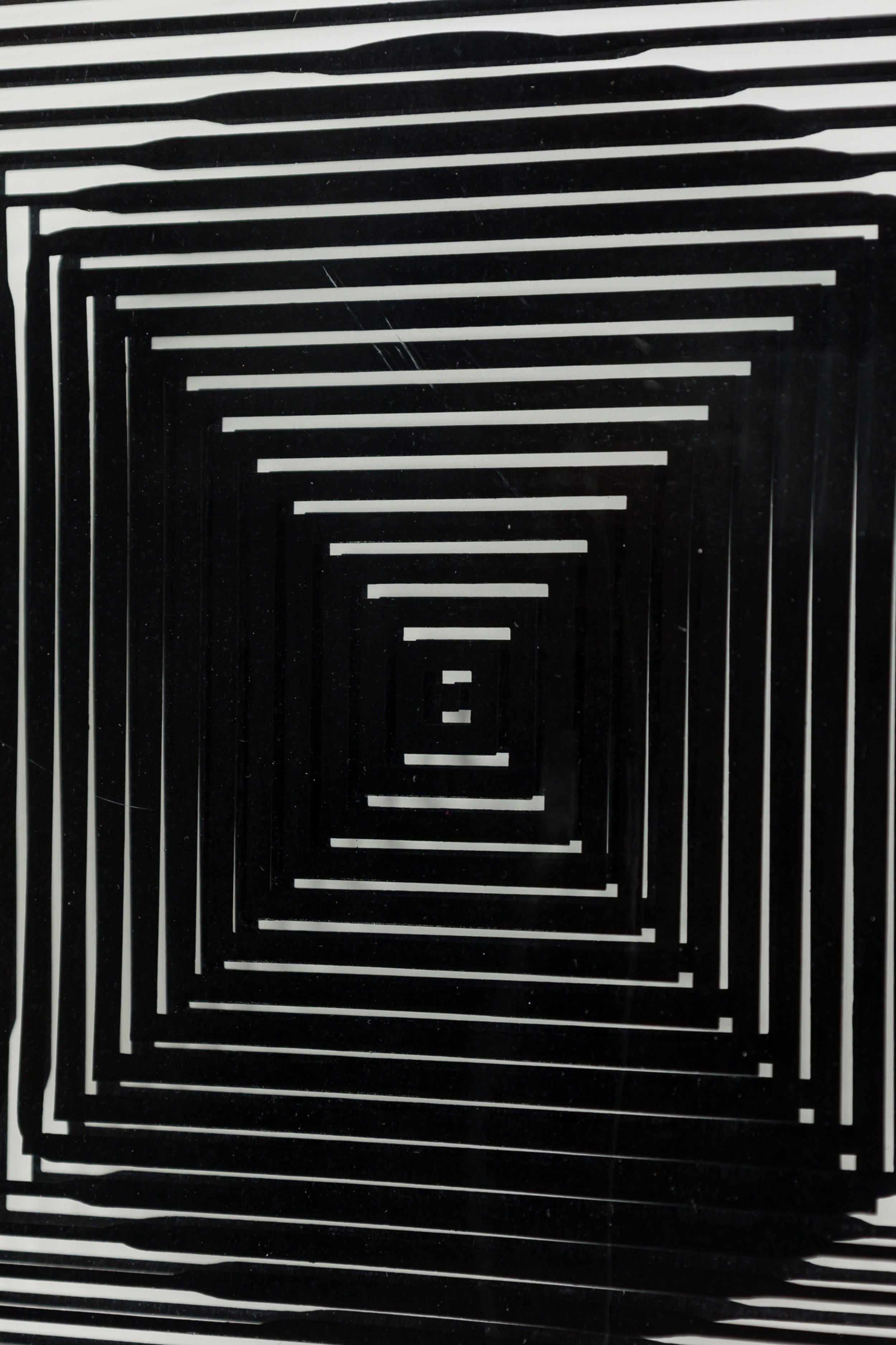 Victor Vasarely Ungarisch-französische OP-Kunst der Jahrhundertmitte, Lentikular-Serigrafie im Zustand „Gut“ im Angebot in Queens, NY