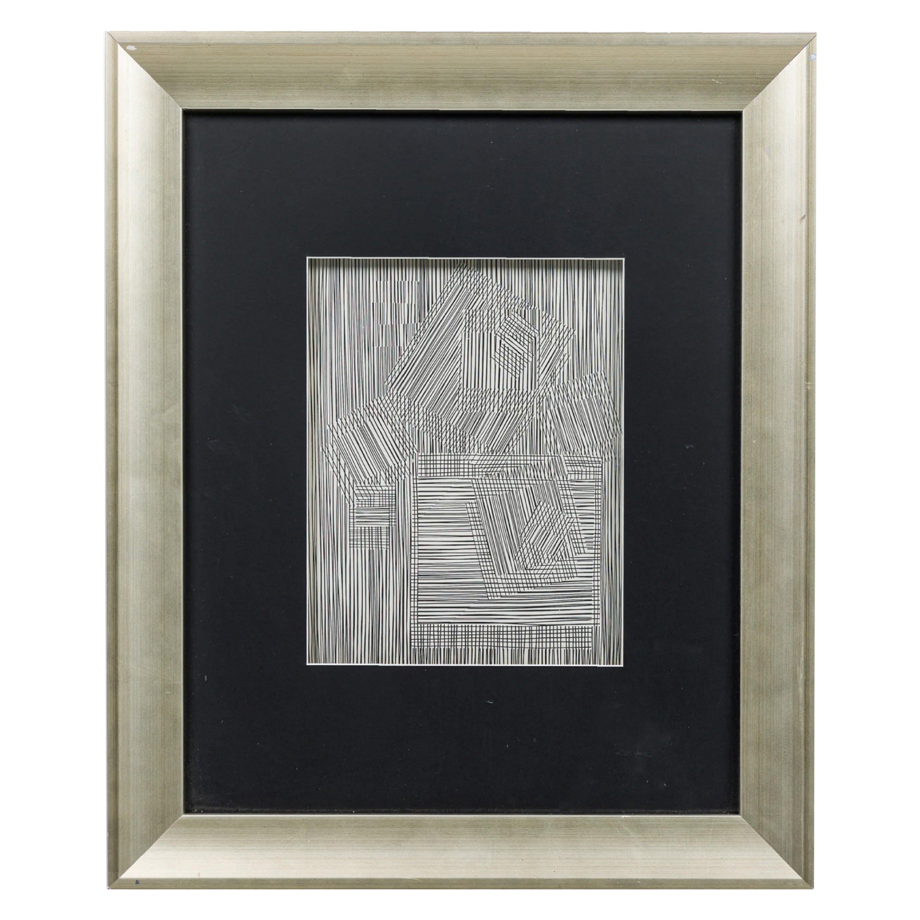 Victor Vasarely Mid-Century Hungarian-French OP Art, Lenticular Serigraph