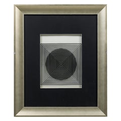 Victor Vasarely Mid-Century Hungarian-French OP Art, Lenticular Serigraph