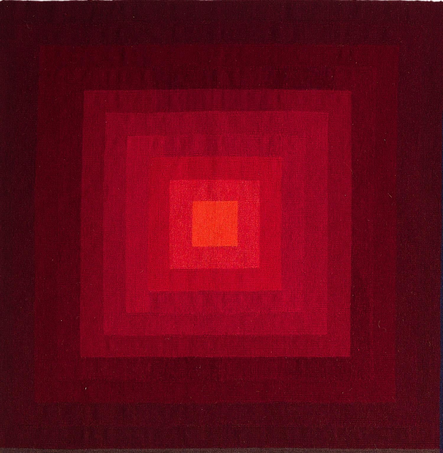 Hand-Woven Victor Vasarely Midcentury Tapestry 