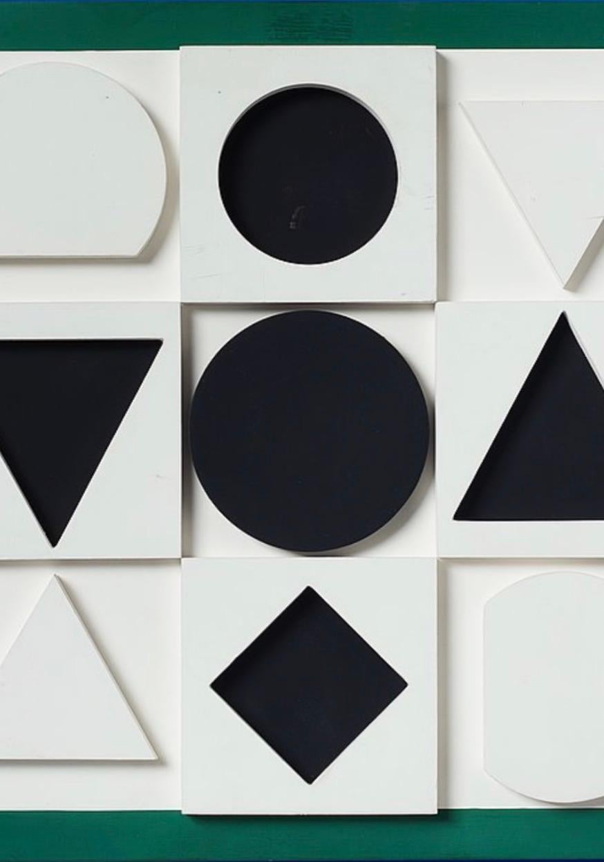 Caribe positif - Op Art Mixed Media Art by Victor Vasarely