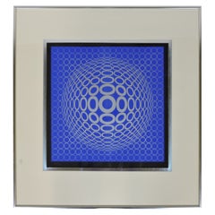 Victor Vasarely Op Art Tuz Signierter und nummerierter Siebdruck