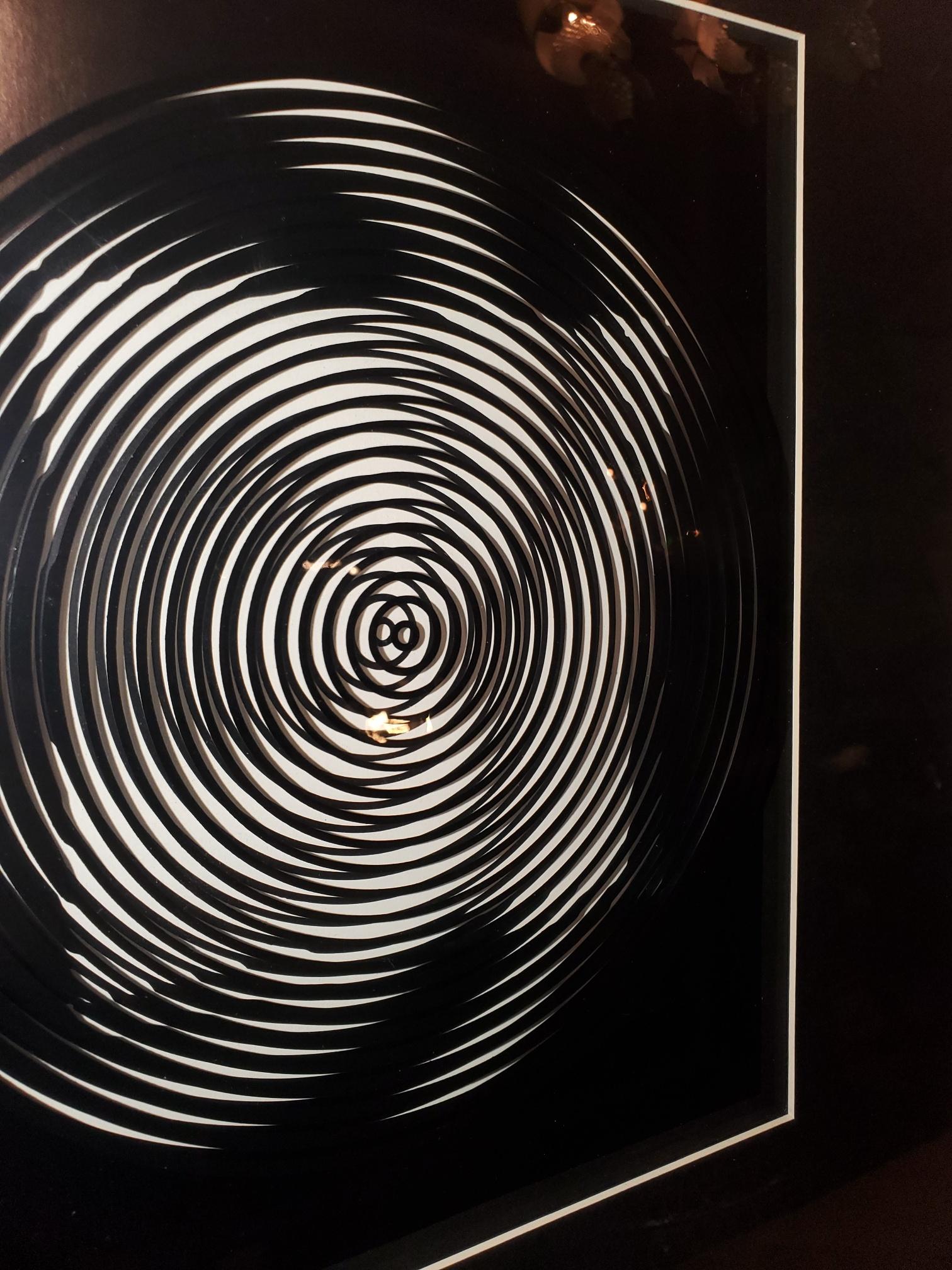 Modern Victor Vasarely Original Optical Illusion Art