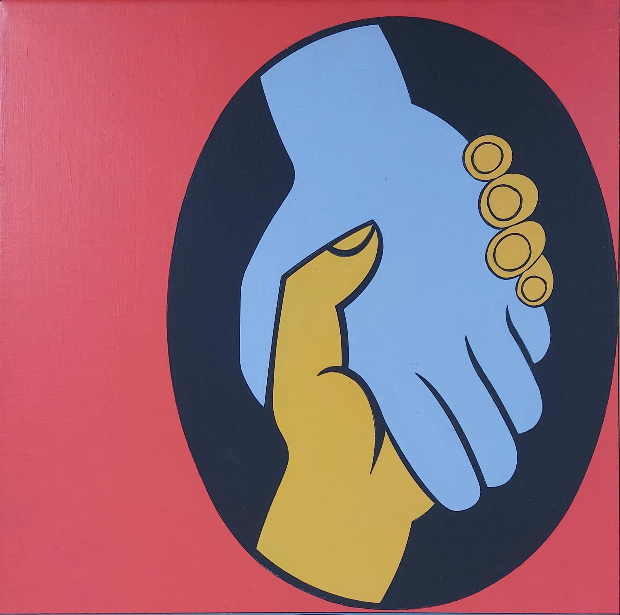 Victor VASARELY
Weltfreundschaft (Fay Koez), 1980

Original-Acrylgemälde
Handsigniert in der unteren Mitte
Signiert, betitelt, datiert und auf der Rückseite aufgeführt
Auf Leinwand 60 x 60 cm (ca. 24 x 24 inch)
Präsentiert in goldenem Holzrahmen 75