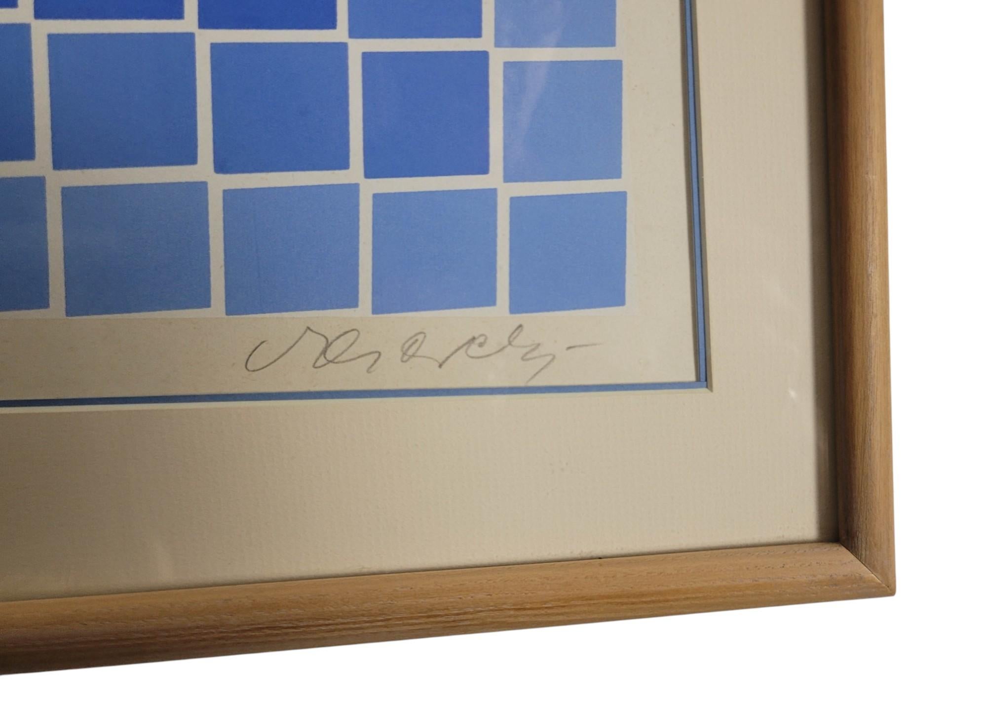 Victor Vasarely - Ein Paar signierte Serigraphien in limitierter Auflage im Zustand „Gut“ im Angebot in North Palm Beach, FL