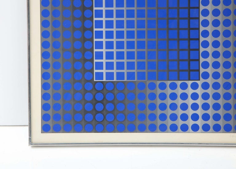 Victor Vasarely Print Zett-KSZ In Good Condition For Sale In New York, NY