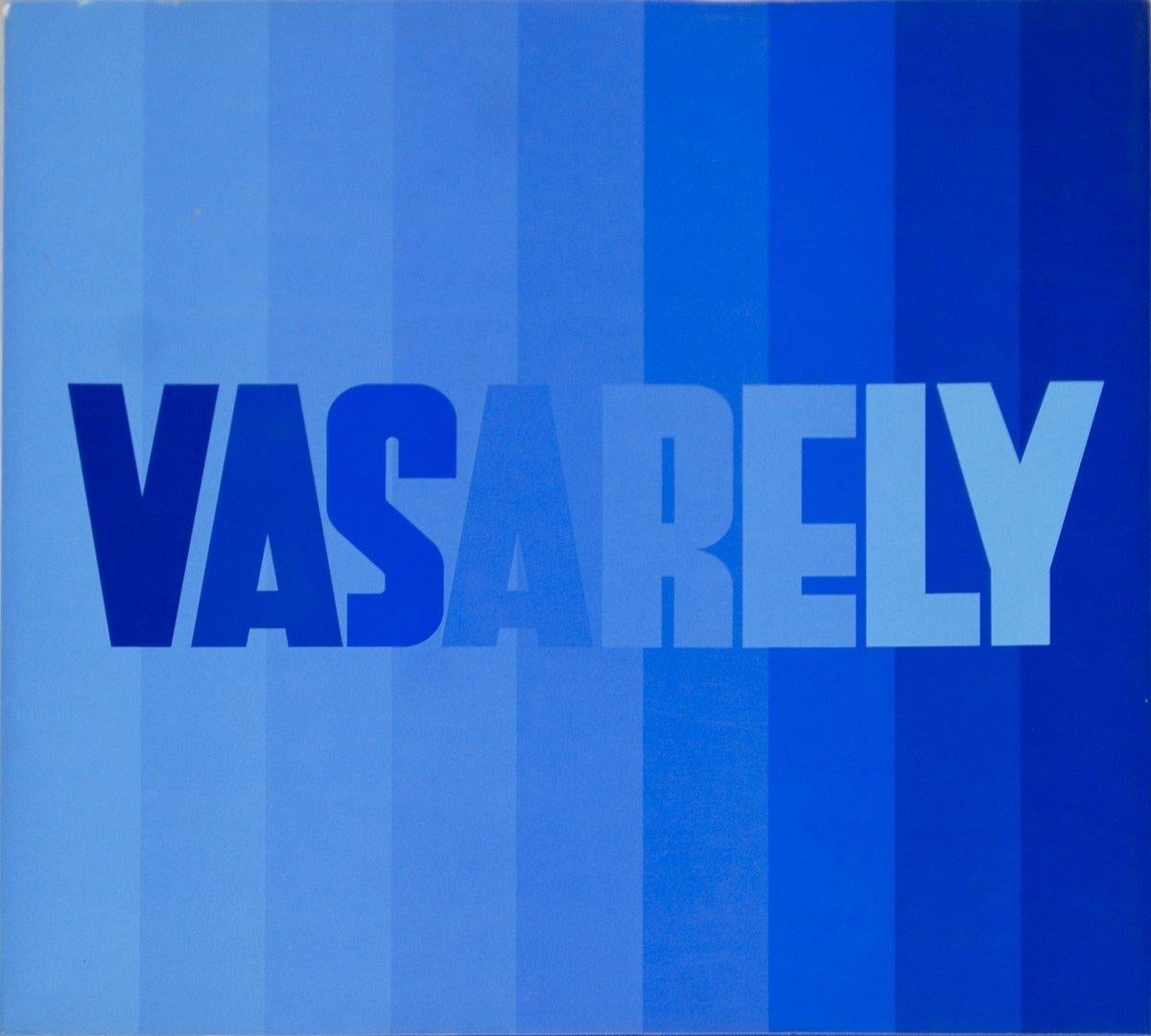 1970  'Vasarely II' Cubism Blue Book - Print by Unknown