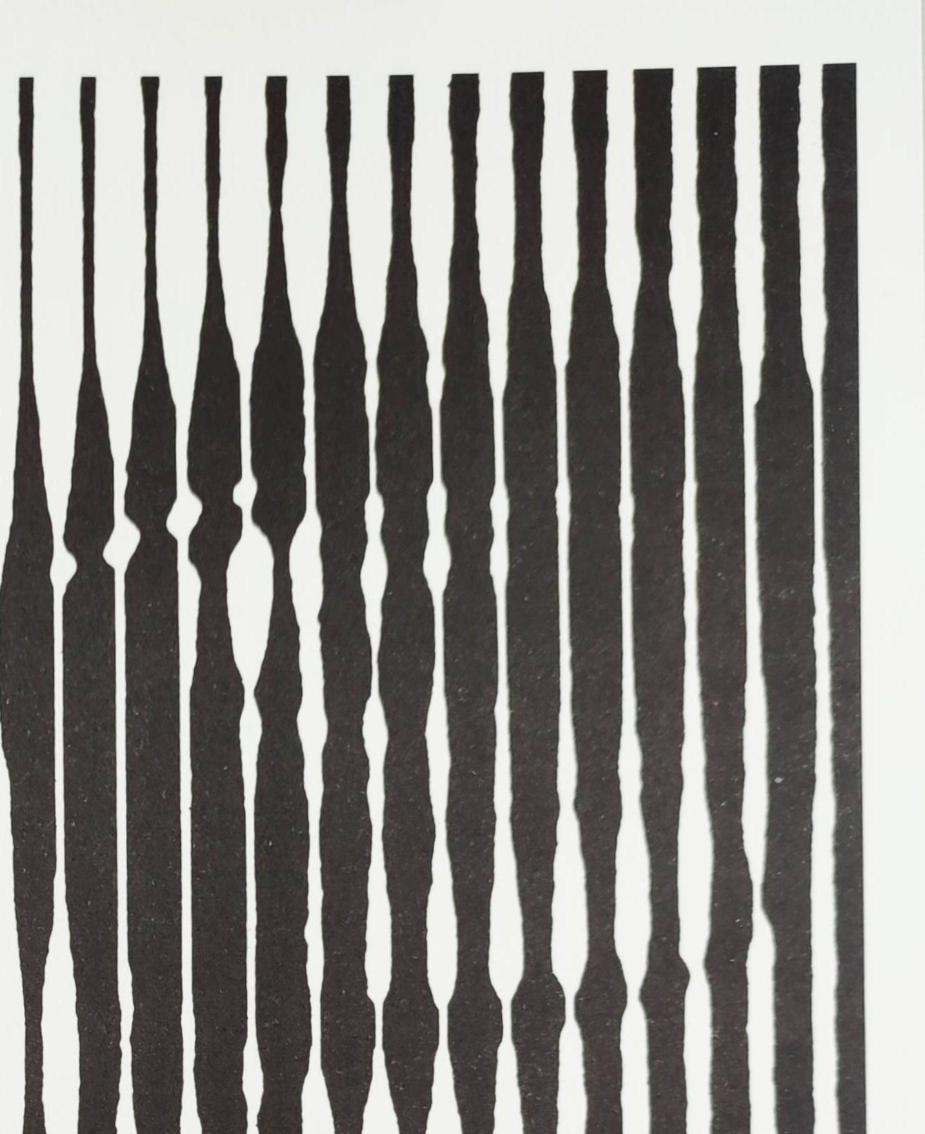 Autorretrato - Print Op Art de Victor Vasarely