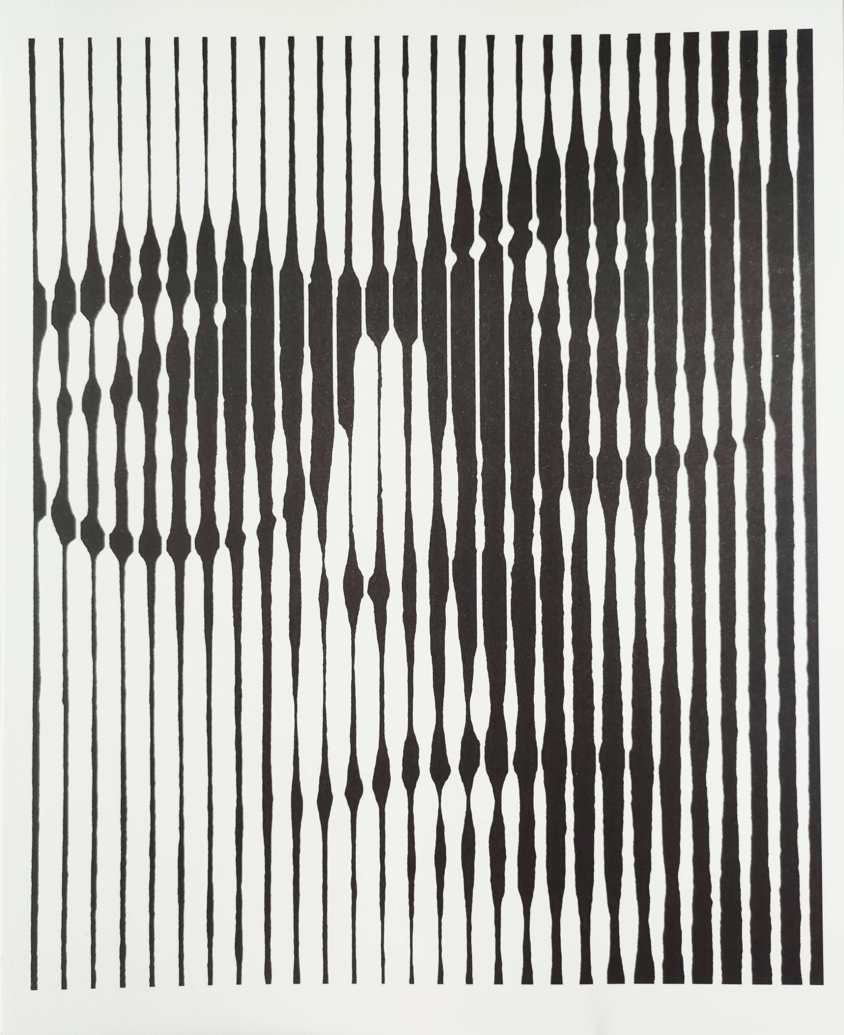 Figurative Print de Victor Vasarely - Autorretrato