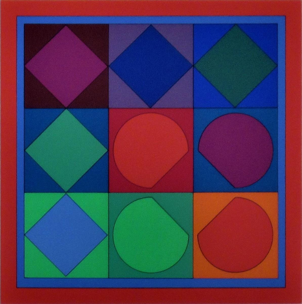 Beryl - Print by Victor Vasarely