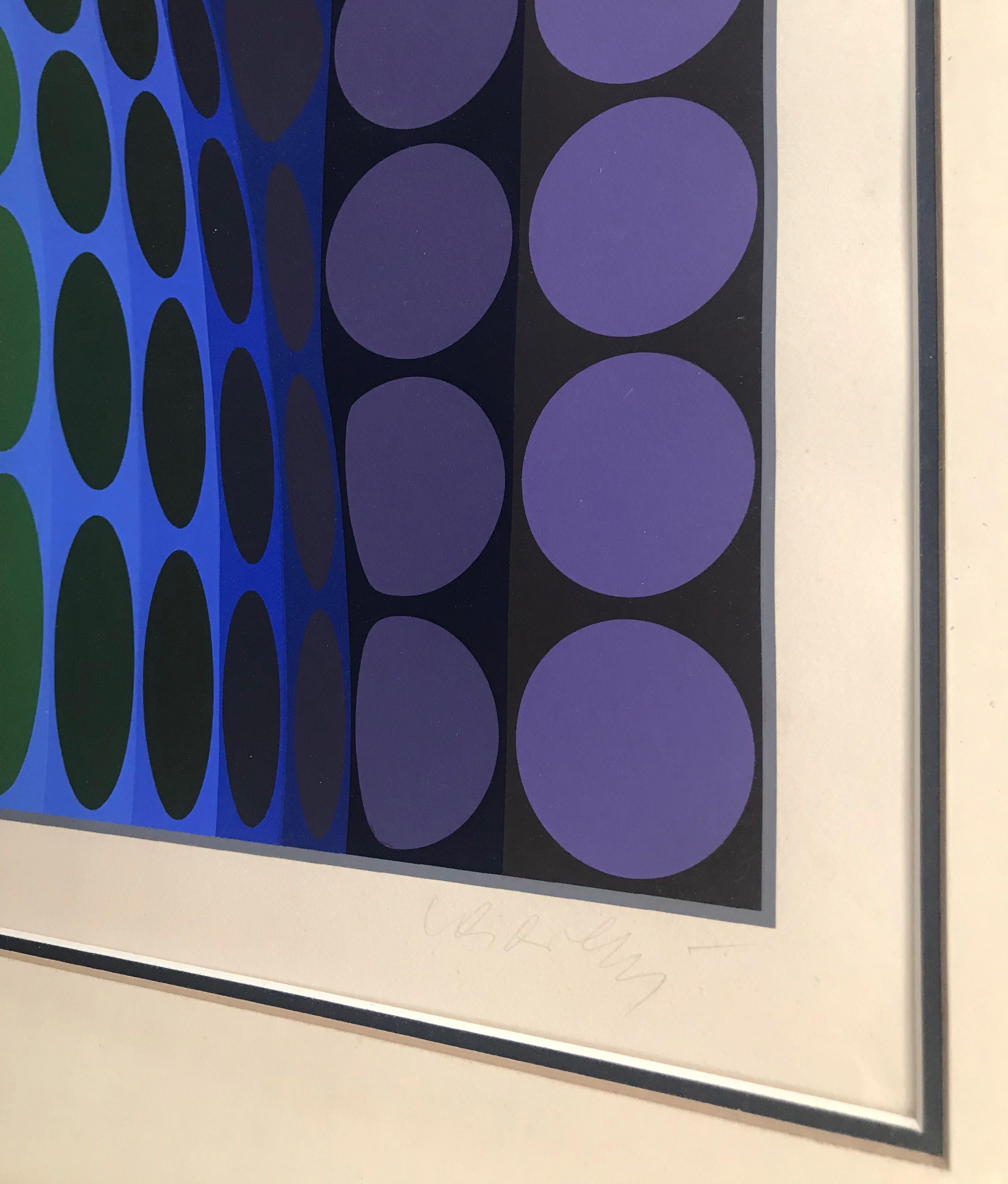victor vasarely lithographs for sale