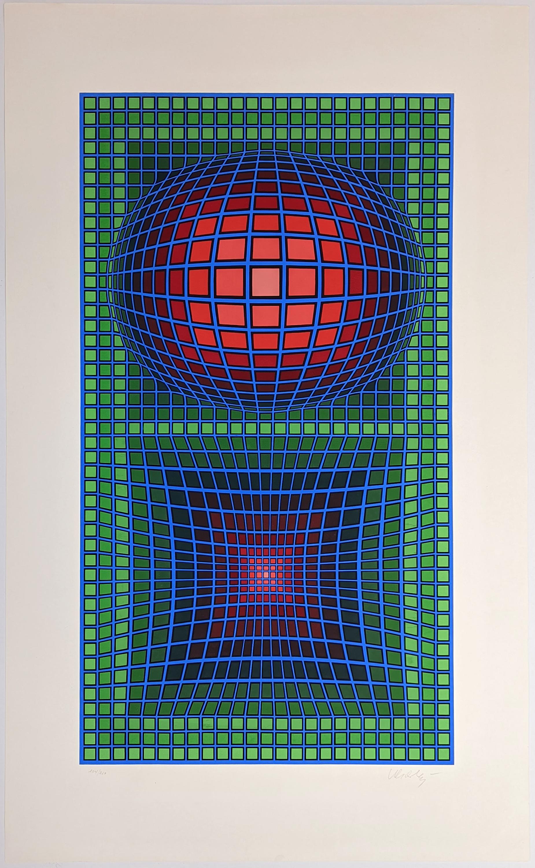 ZUSAMMENSETZUNG – Print von Victor Vasarely