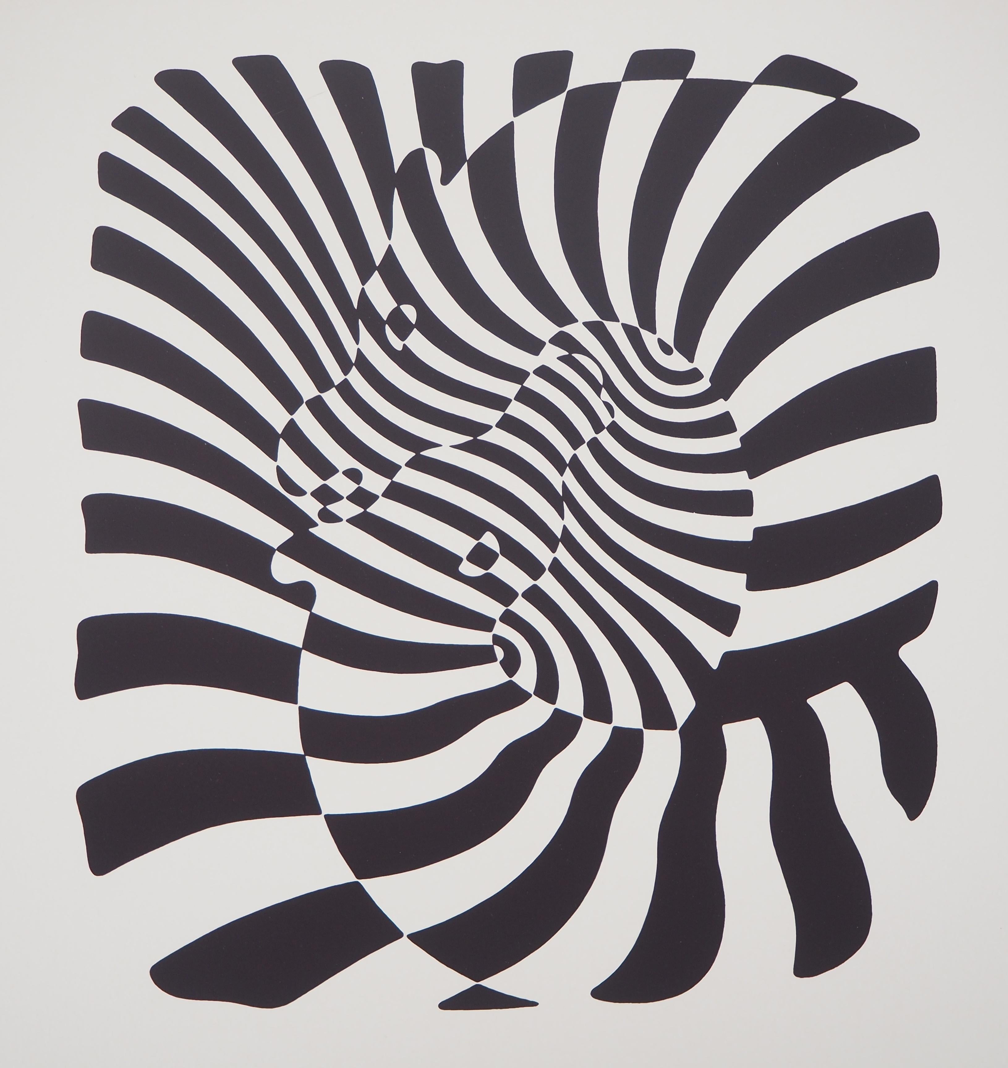 zebra by victor vasarely