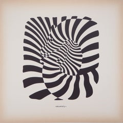 Paar Zebras – Siebdruck, 1975