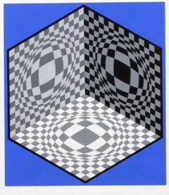 Cubic Relationship (Op Art, Kinetic Composition) 