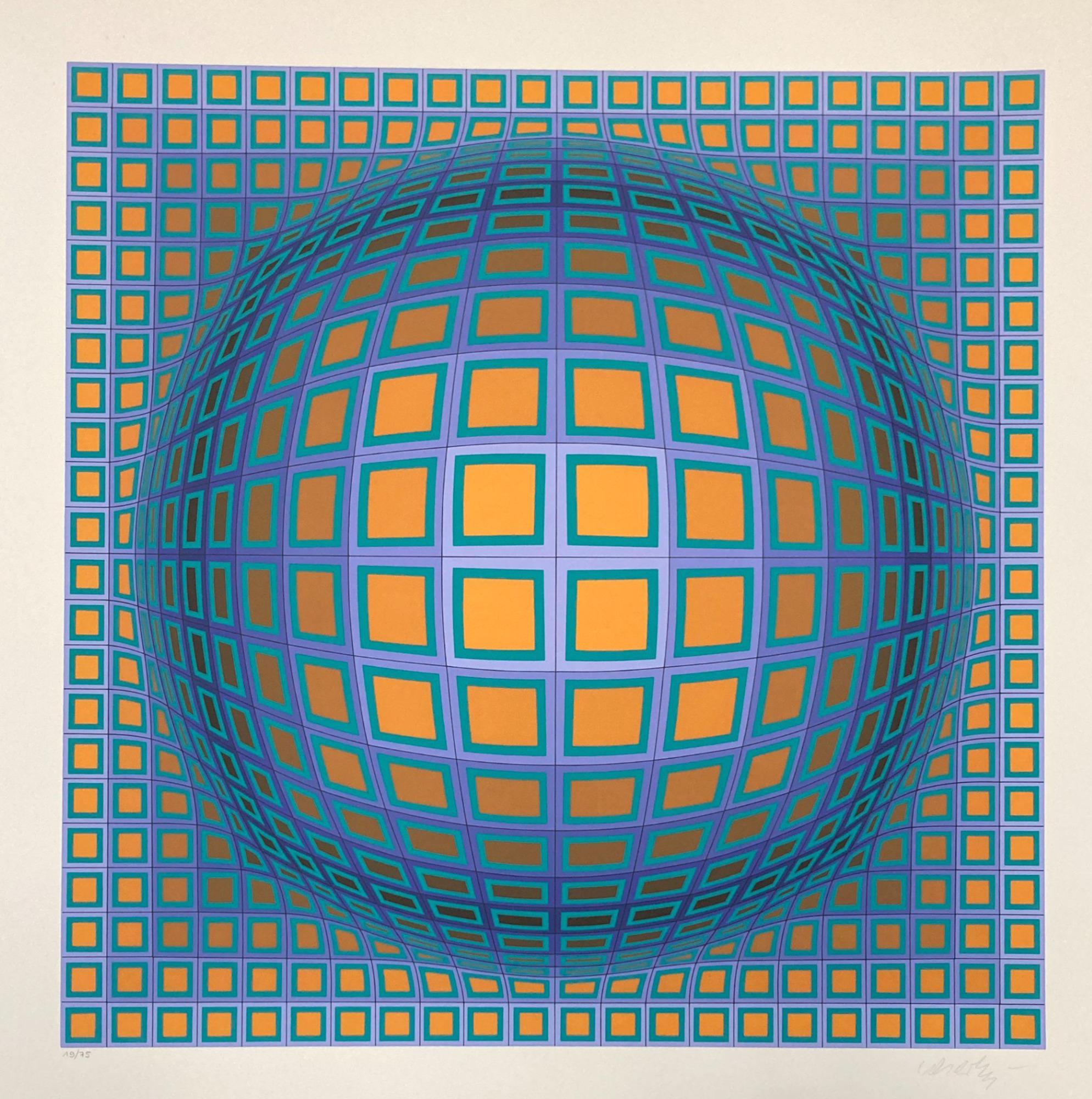 Domb-B (from Vancouver) - Print by Victor Vasarely