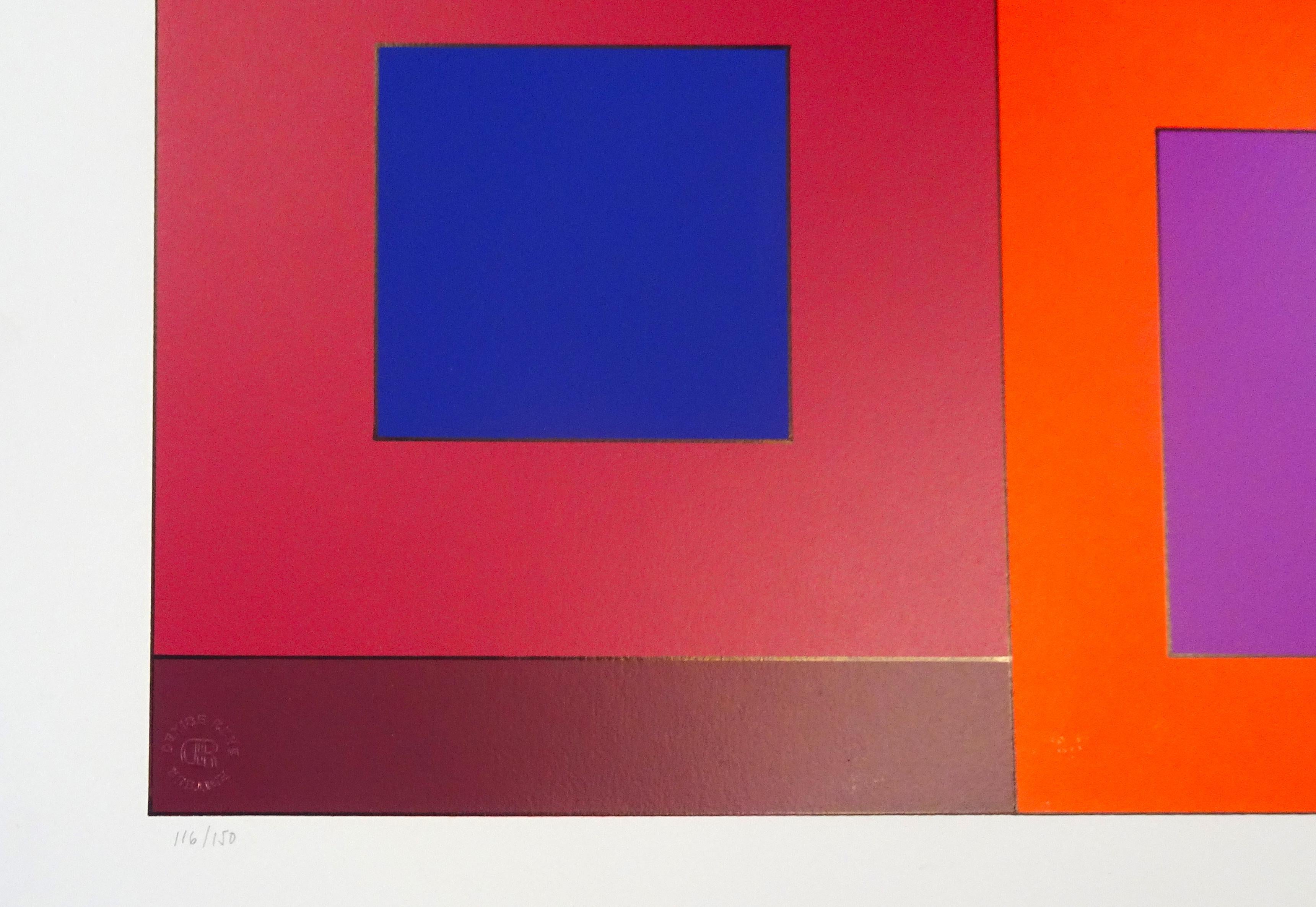  Granat - Victor Vasarely - Serigraph - Contemporary 1