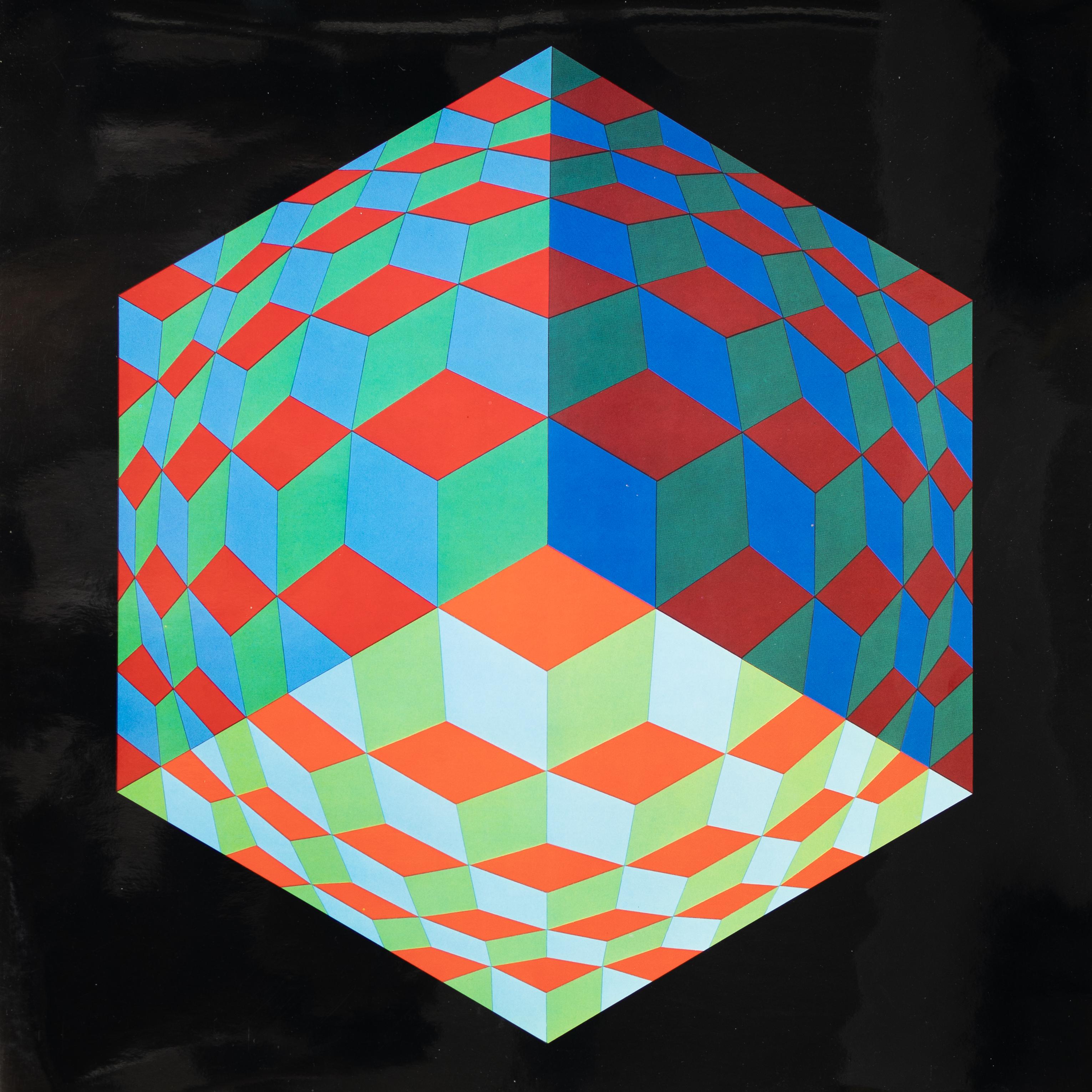 Sombrero-VI Op Art Print