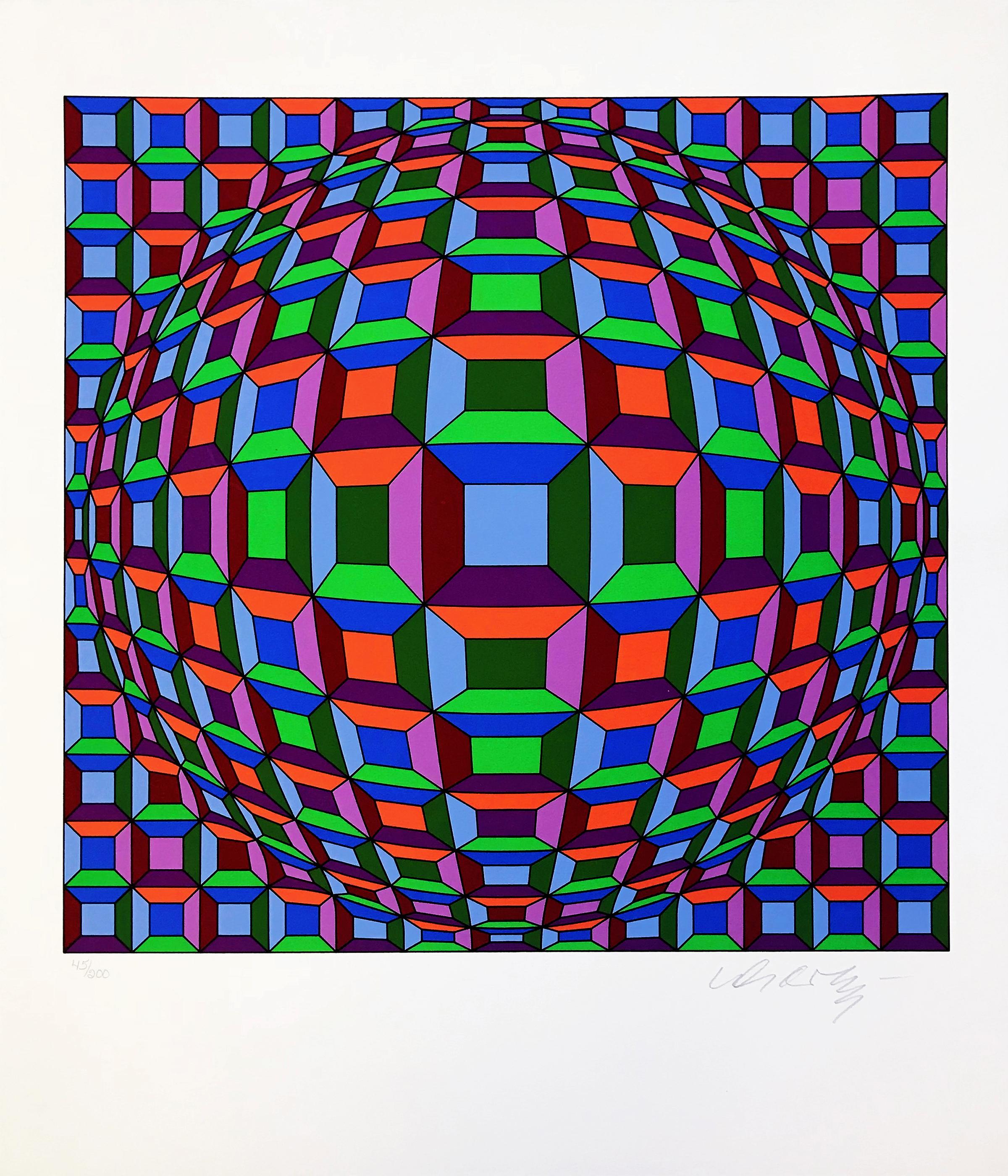 HELIOS SUITE - Print by Victor Vasarely