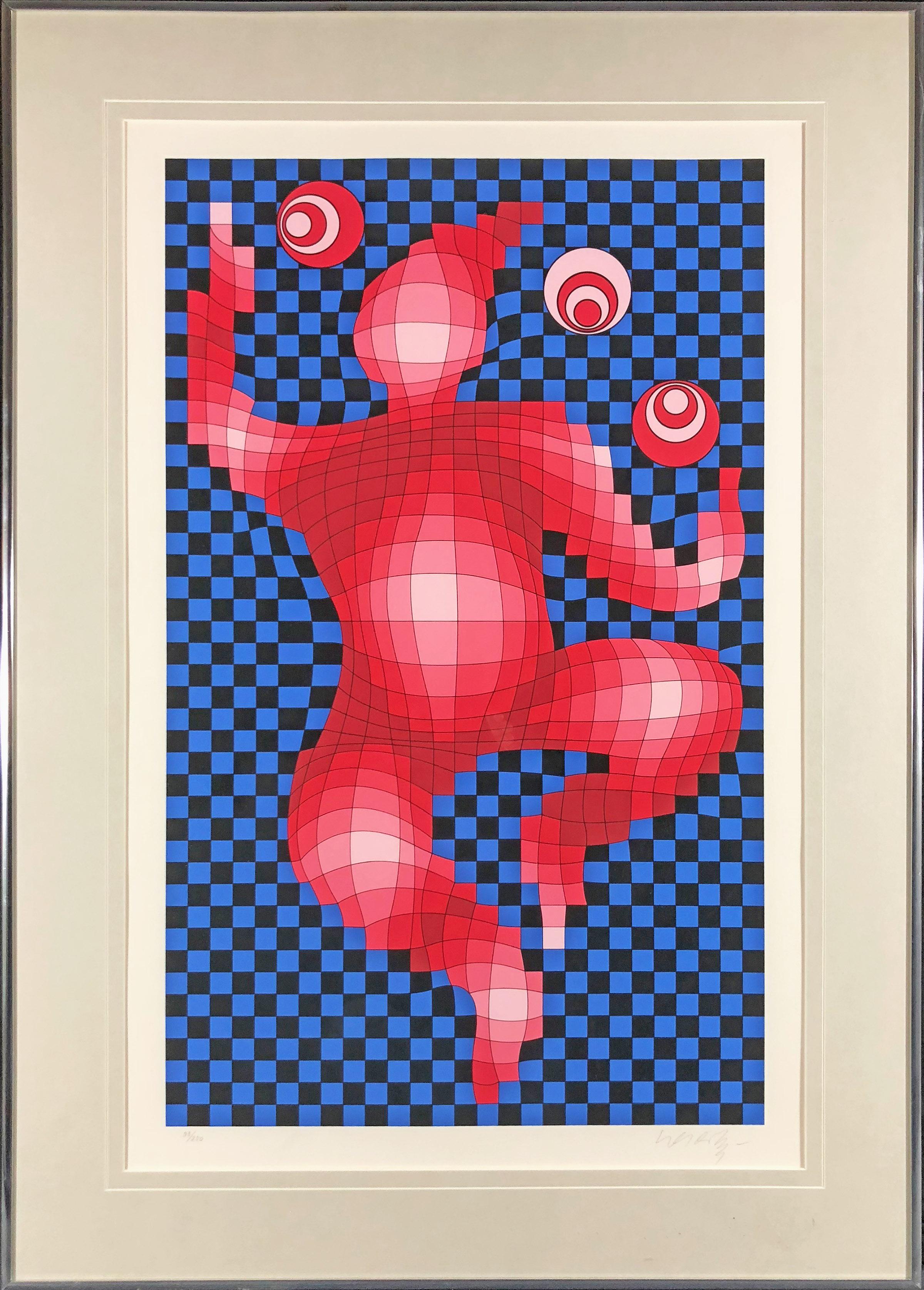 Juggler - Print by Victor Vasarely