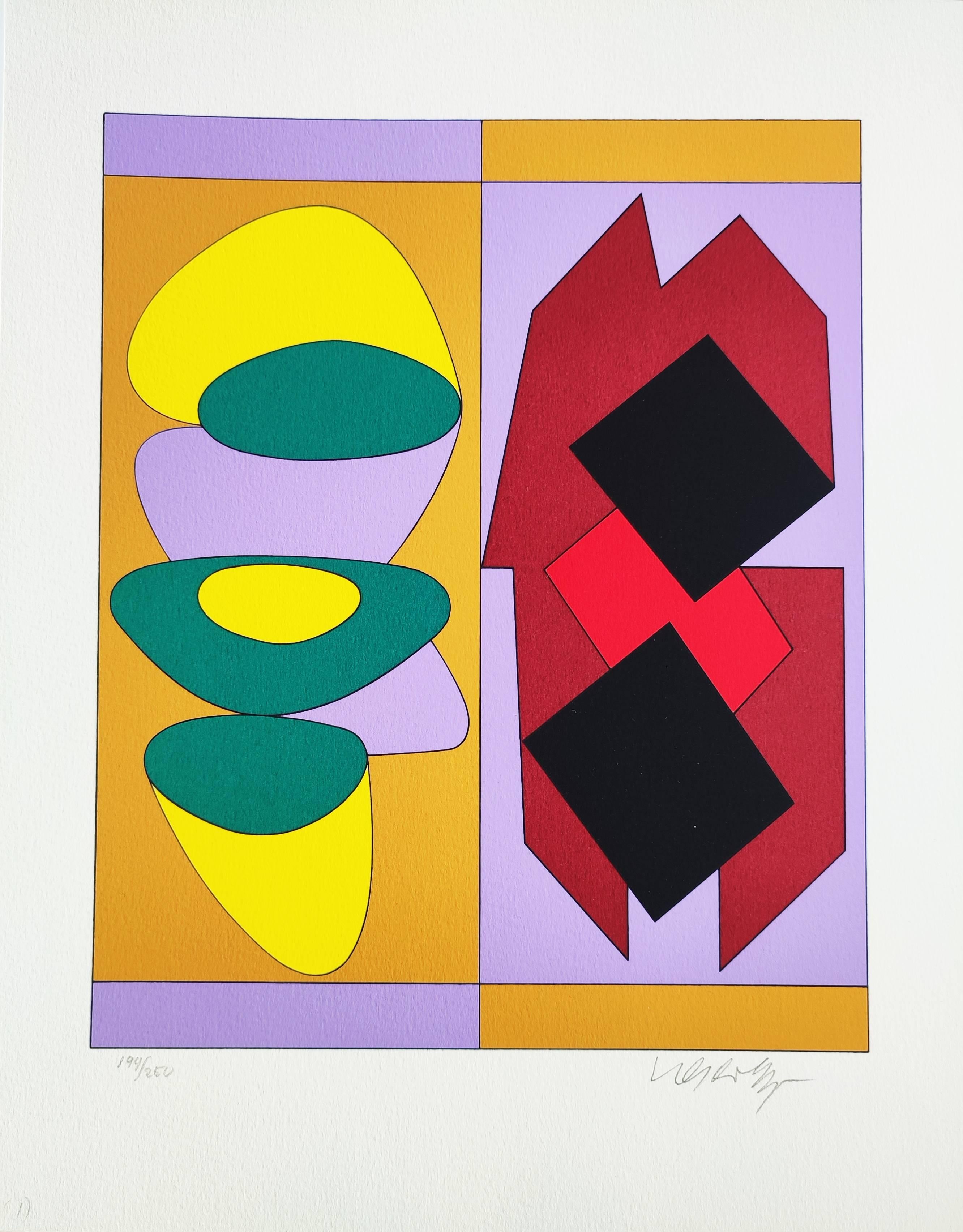 Victor Vasarely Interior Print - Kris Bille