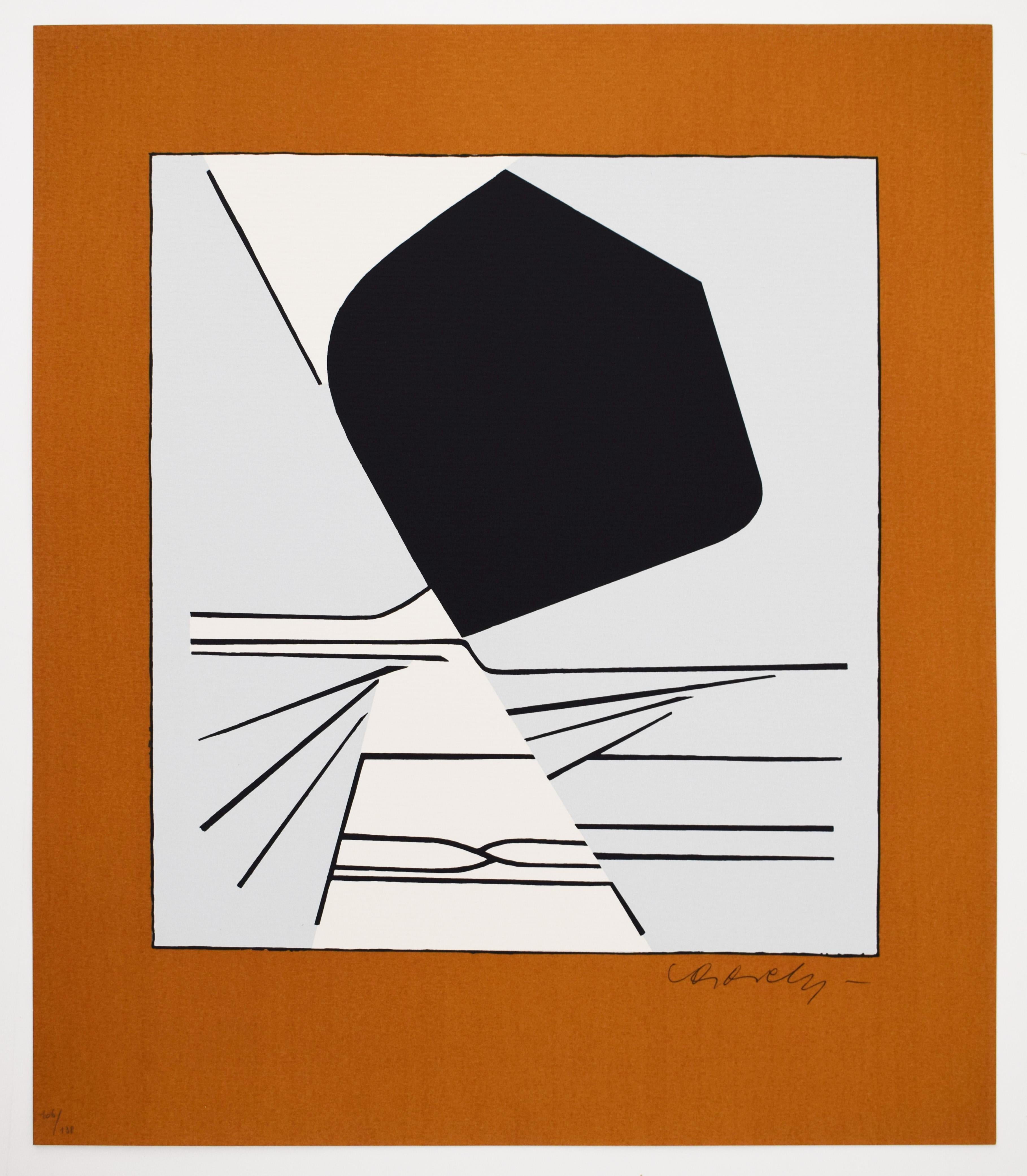 Latorça, from: The Discourse on Method - Op Art Illusion Hungarian Descartes - Print by Victor Vasarely