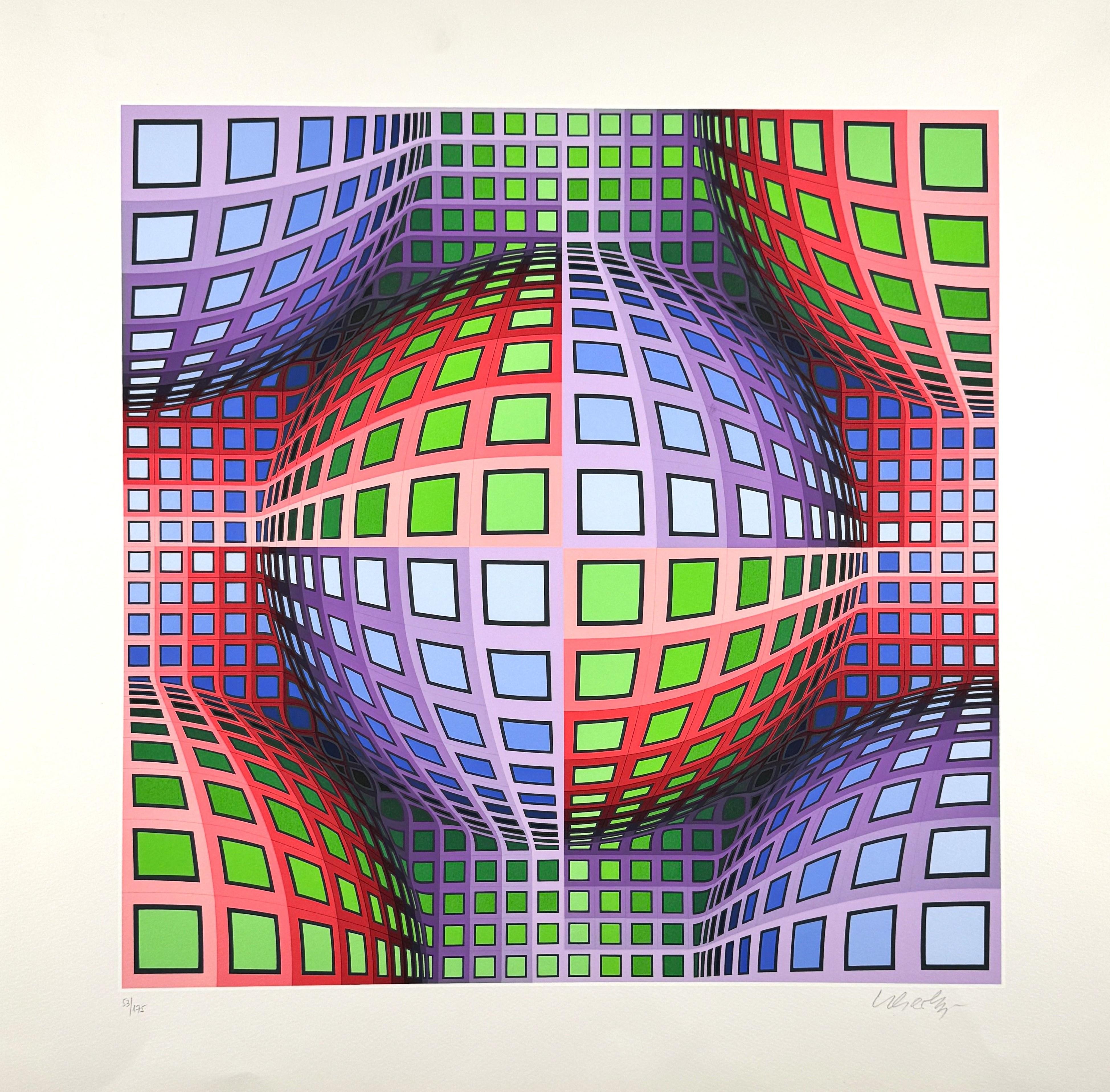 What are the names of some artworks by Victor Vasarely?