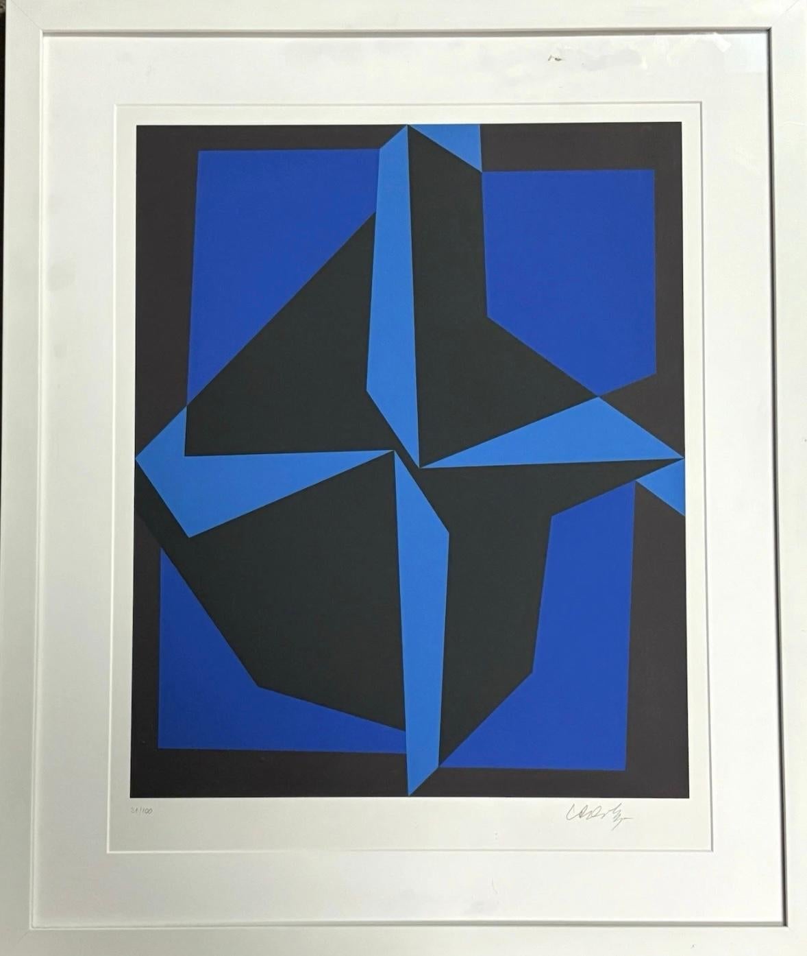 "Les années cinquante" - Print by Victor Vasarely
