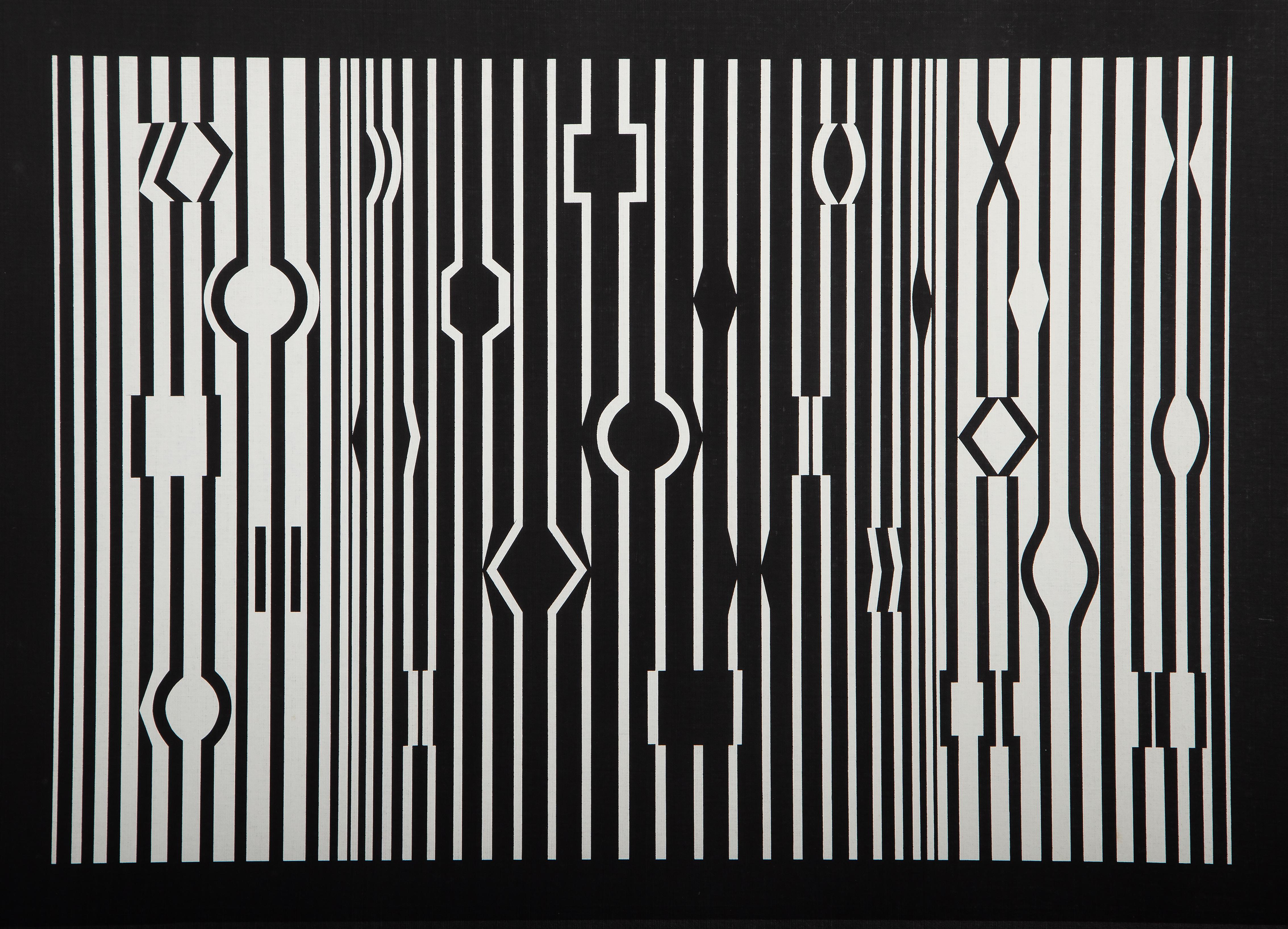 Victor Vasarely Abstract Print - Markab, from Album I, OP Art Serigraph by Vasarely 1955