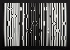 Markab, from Album I, OP Art Serigraph by Vasarely 1955