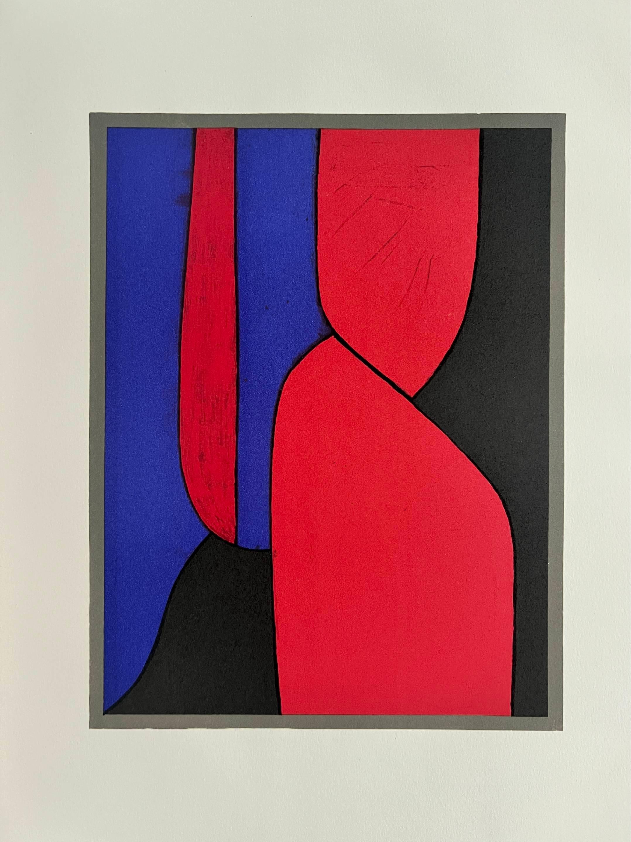 Victor Vasarely Interior Print - Ménerbes