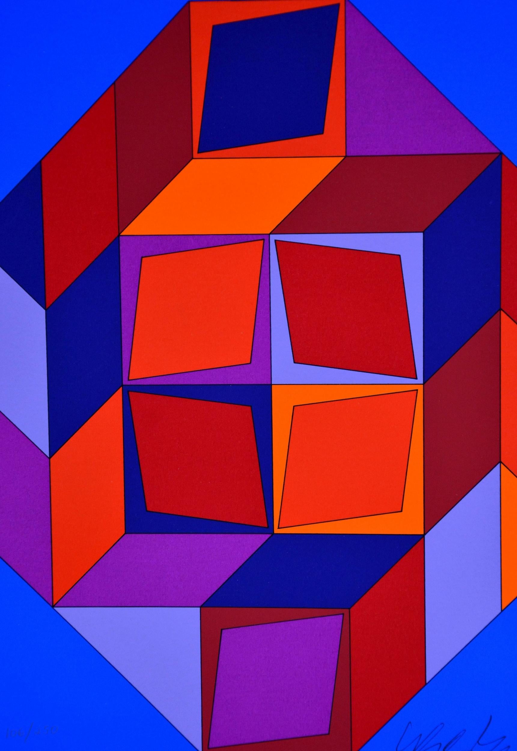 Microcosme - Print de Victor Vasarely