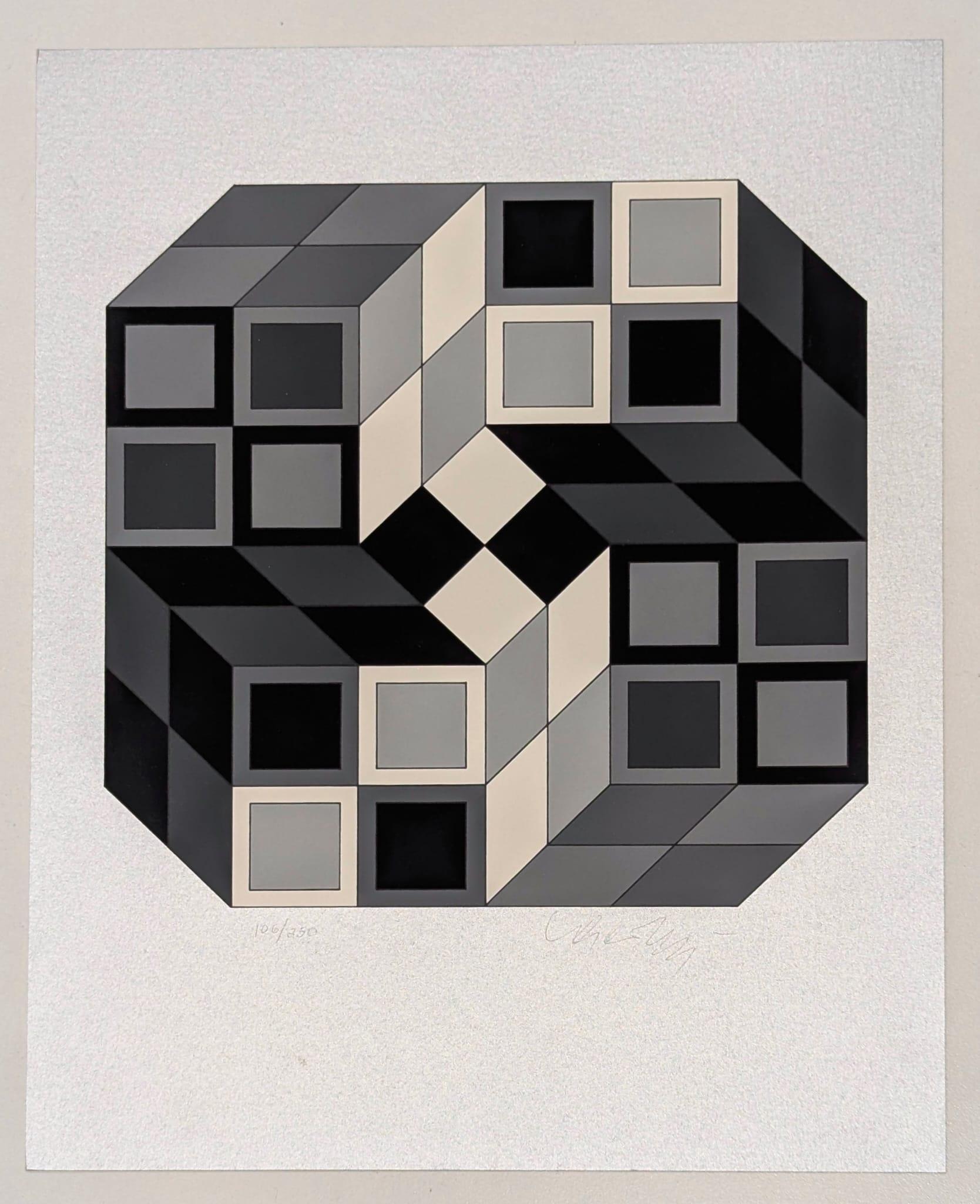 Microcosme - Print de Victor Vasarely