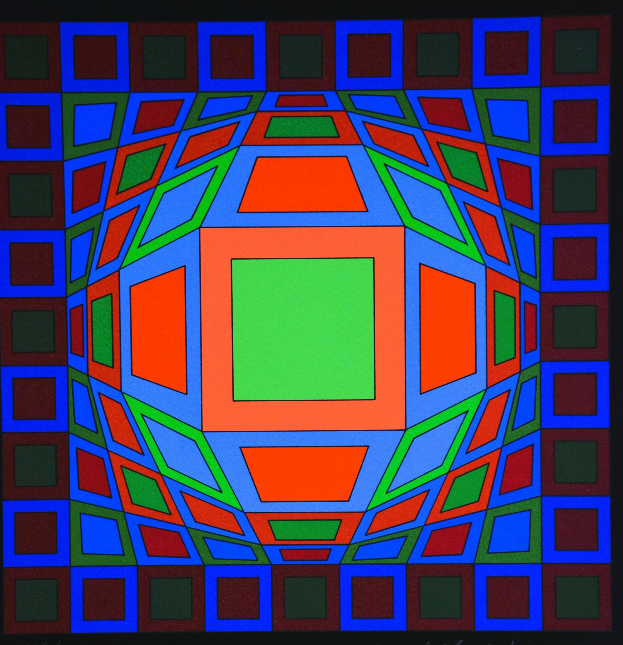 Sérigraphie, 1979
Signé par l'artiste au crayon et numéroté 106/250
Editeur : Investors Graphics Corp. (Dana Point, CA)
Imprimeur : Silium (Paris)
32,50 cm. x 25,00 cm.  12.8 in. x 9.84 in. (papier)
32,50 cm. x 25,00 cm.  12.8 in. x 9.84 in.