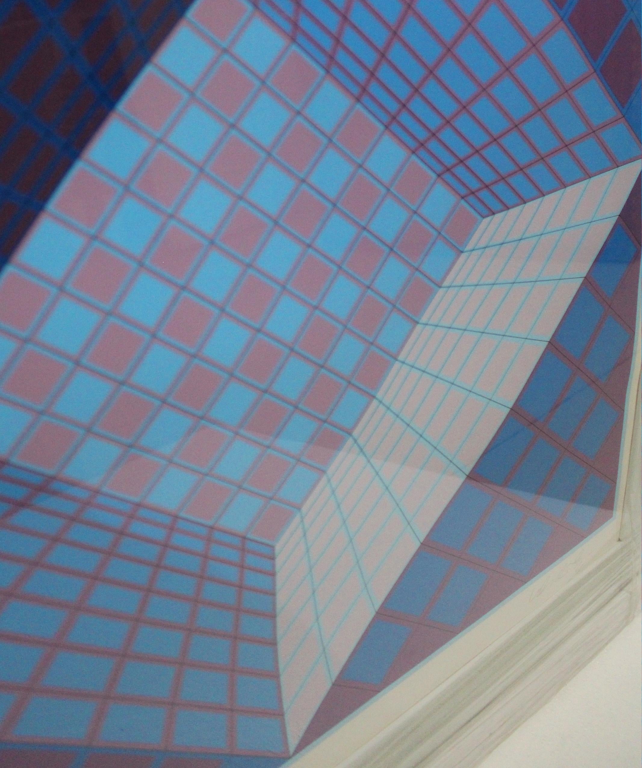 Victor Vasarely
(1906-1997)
Lila und blau geometrisch
Seidensiebdruck auf PapierAuflage: 190/250
Rechts und links unten mit Bleistift signiert und nummeriert: Vasarely
Bild: 25