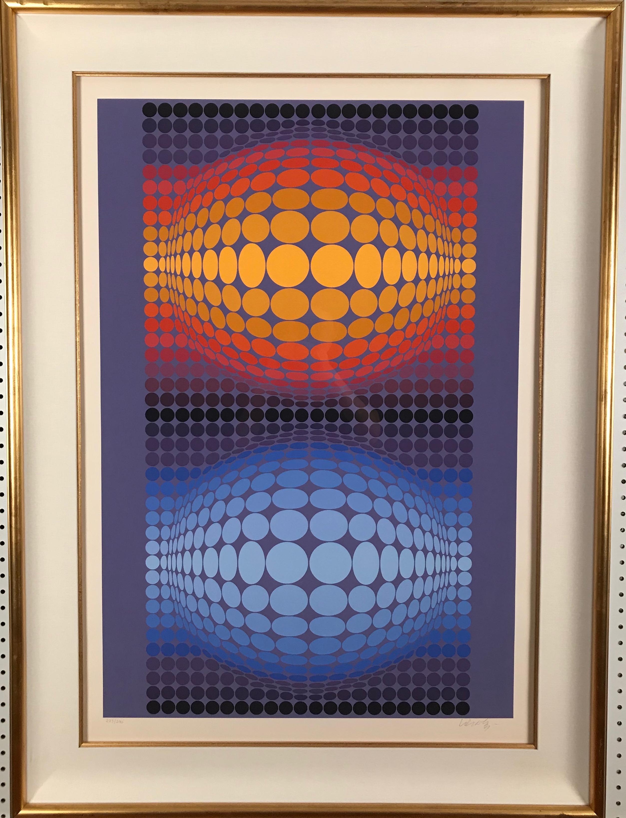 Museum #4 - Print by Victor Vasarely