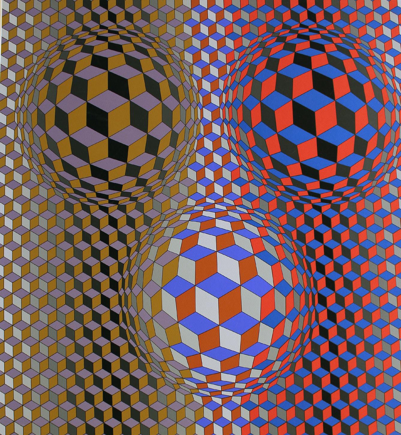 Nebulus - Print by Victor Vasarely