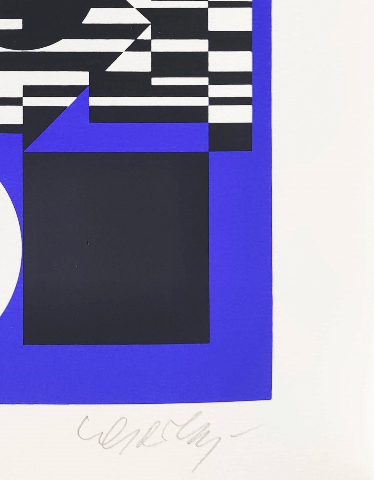 Victor Vasarely (1906-1997) - OB-Bleu

Silkscreen / Serigraph from 1989.

Edition of 250.

Dimensions of work: 28 x 22.5 cm

Reference: Catalogue Raisonné Vol I par Pedro Benavides n°476

The work is in Excellent condition.

Fast and secure shipment.