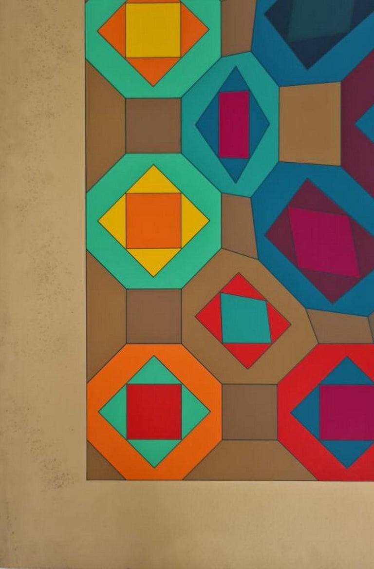 Victor Vasarely - Okta-Or For Sale at 1stDibs | okta vasarely, flooranddecor .okta, okta floor and decor