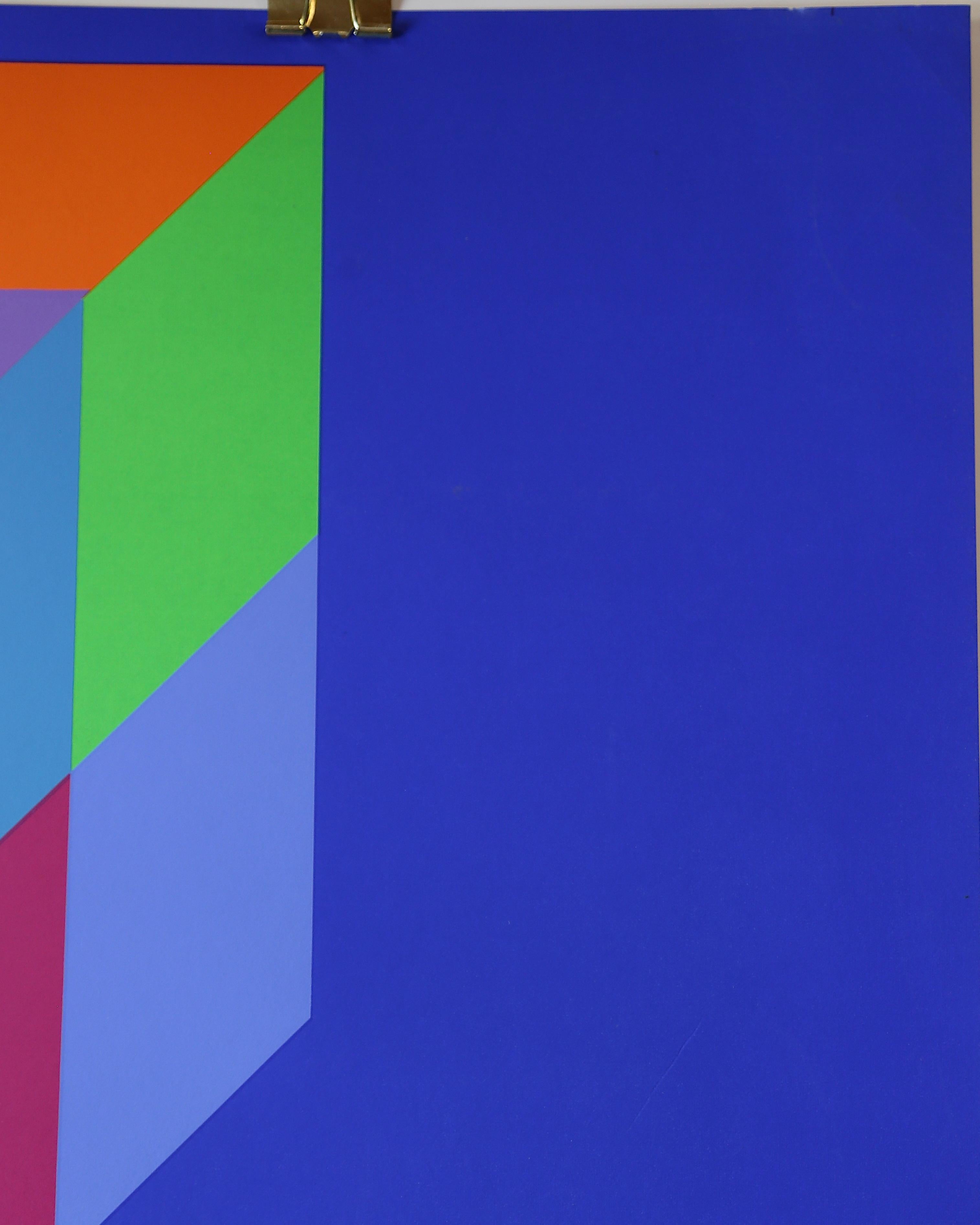 Poster originale d'epoca dei Giochi Olimpici del 1972 dell'artista Victor Vasarely 3