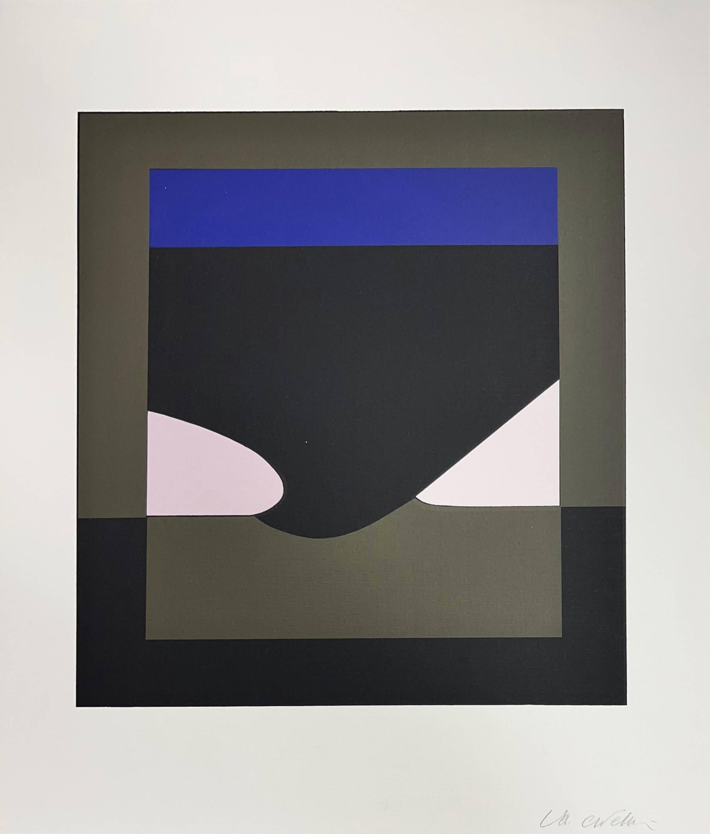 Victor Vasarely Interior Print – Orom "Denfert"