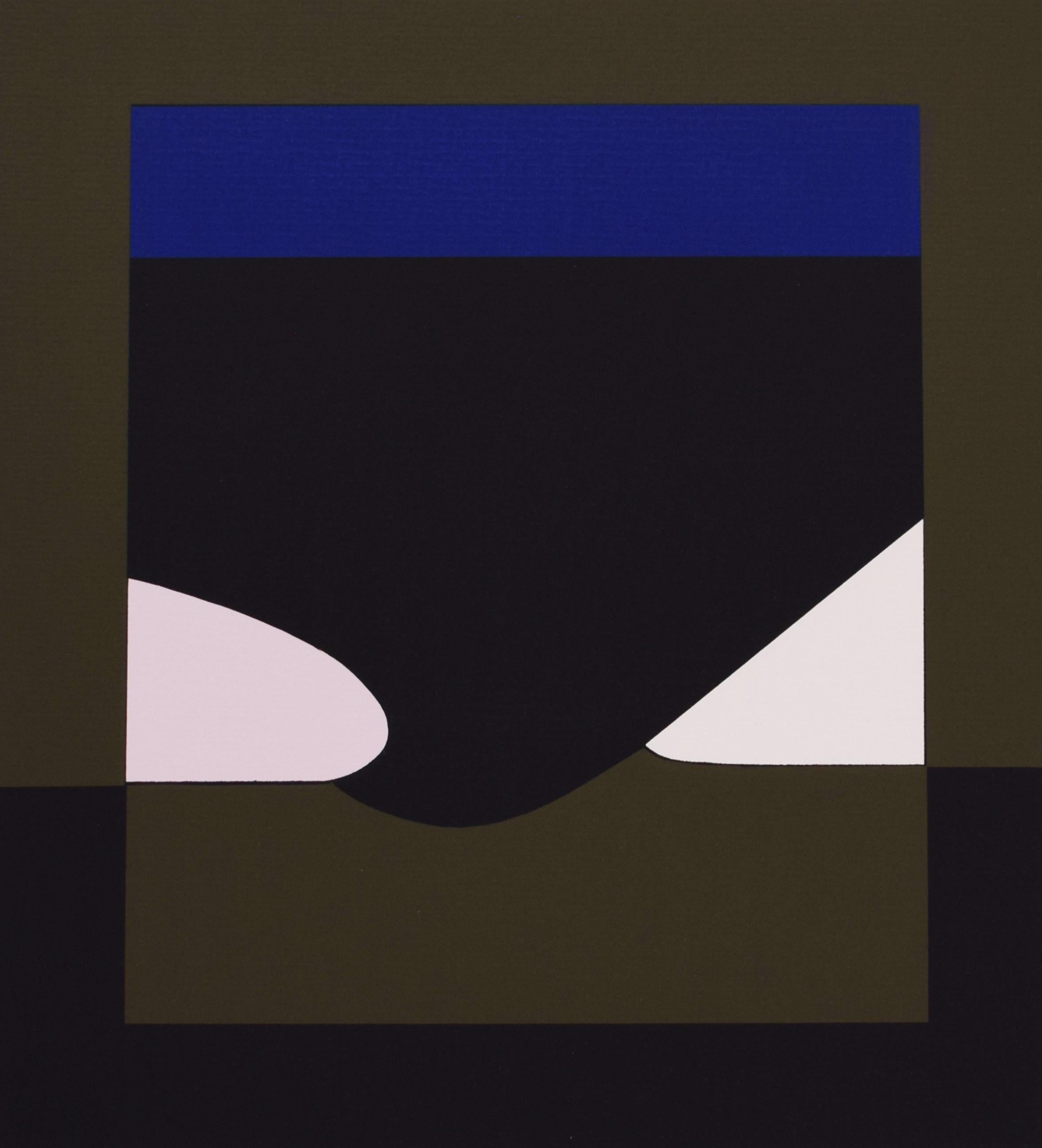 Victor Vasarely Abstract Print - Orom (Denfert), from: The Discourse on Method - Op Art Illusion Hungarian