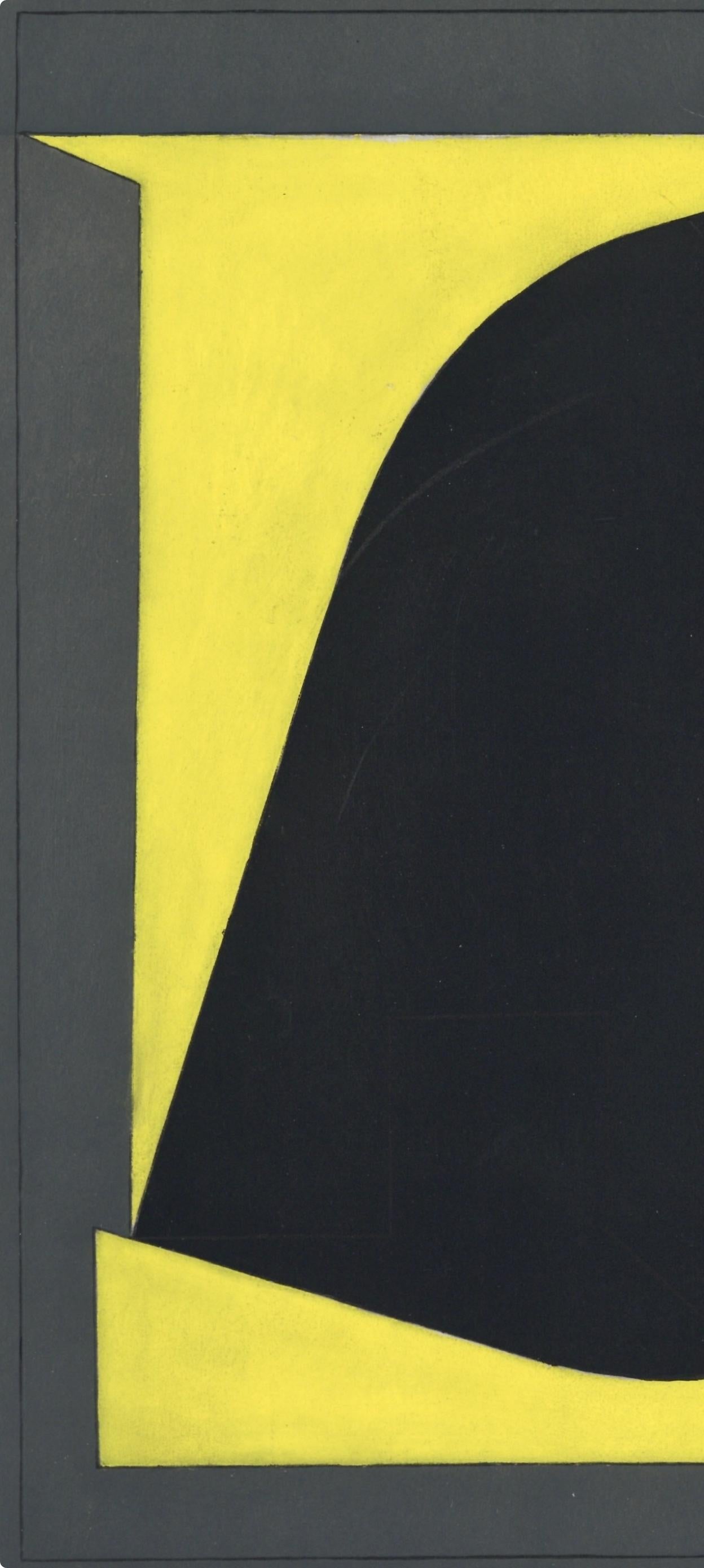 Pamir, Société internationale d'art XXe siècle - Noir Landscape Print par Victor Vasarely